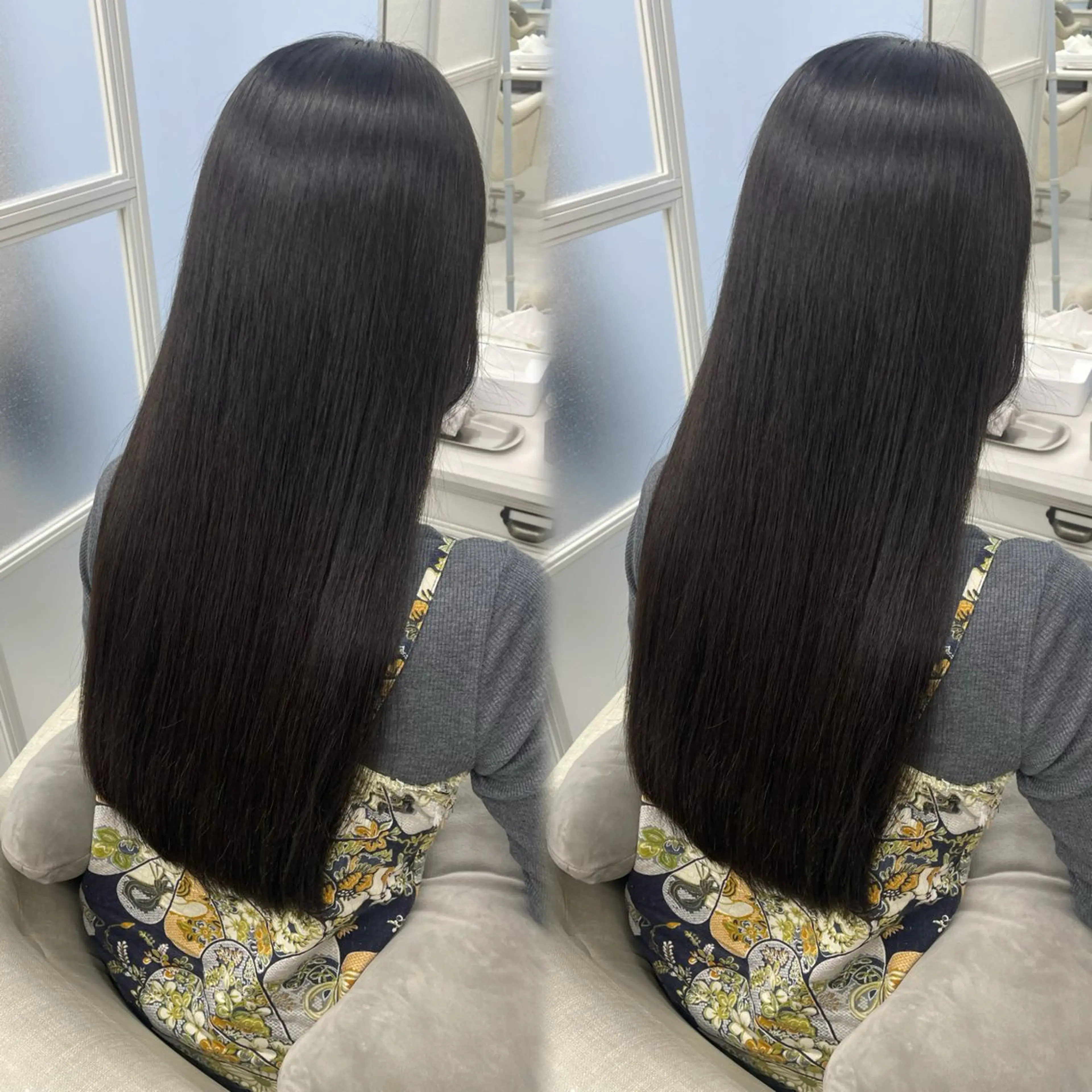 ロング カット 縮毛矯正 トリートメント 髪質改善矯正/カラー /吉祥寺 mariのヘアスタイル