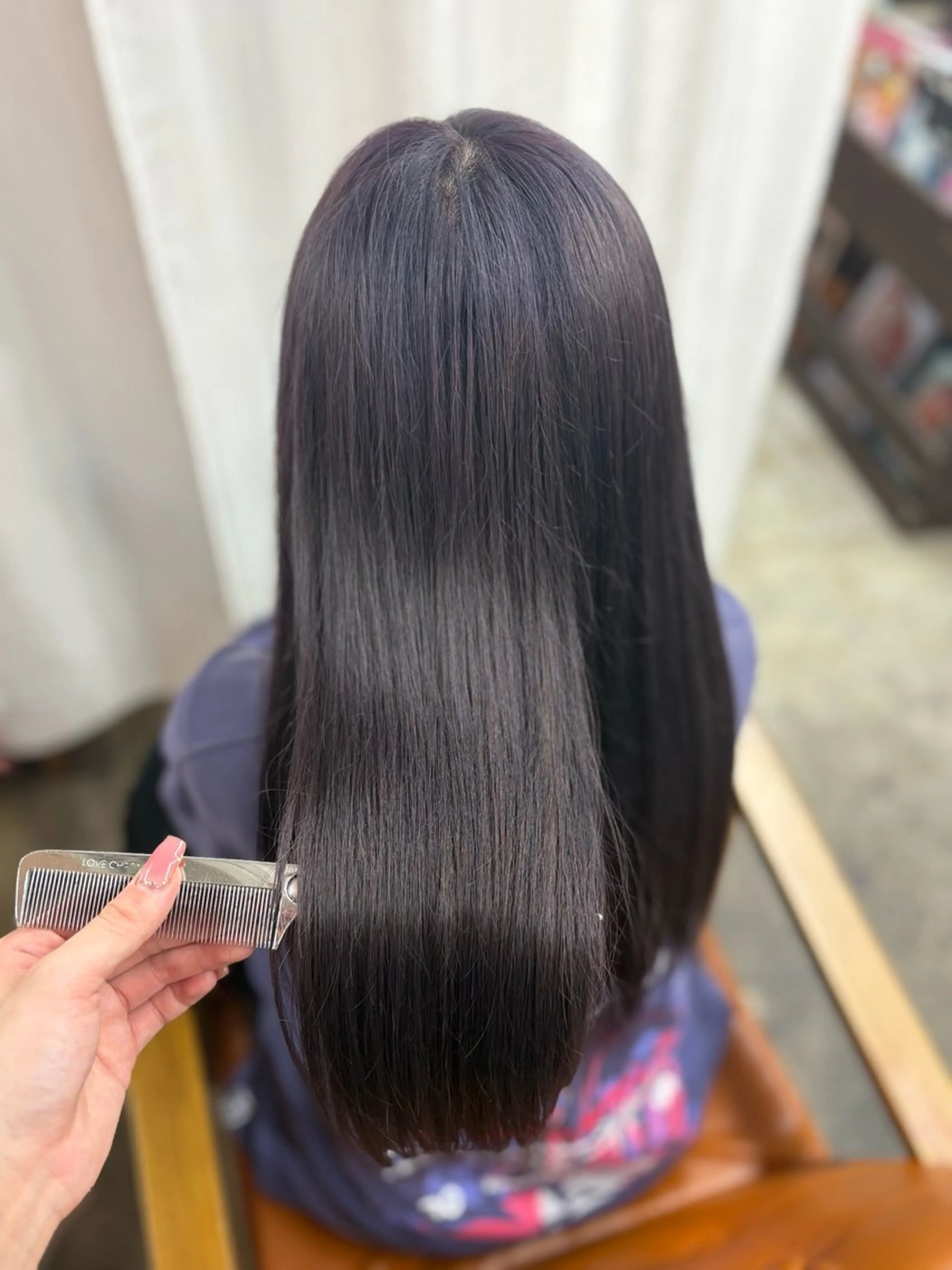 ロング ヘアカラー トリートメント Retsu /UniQのヘアスタイル