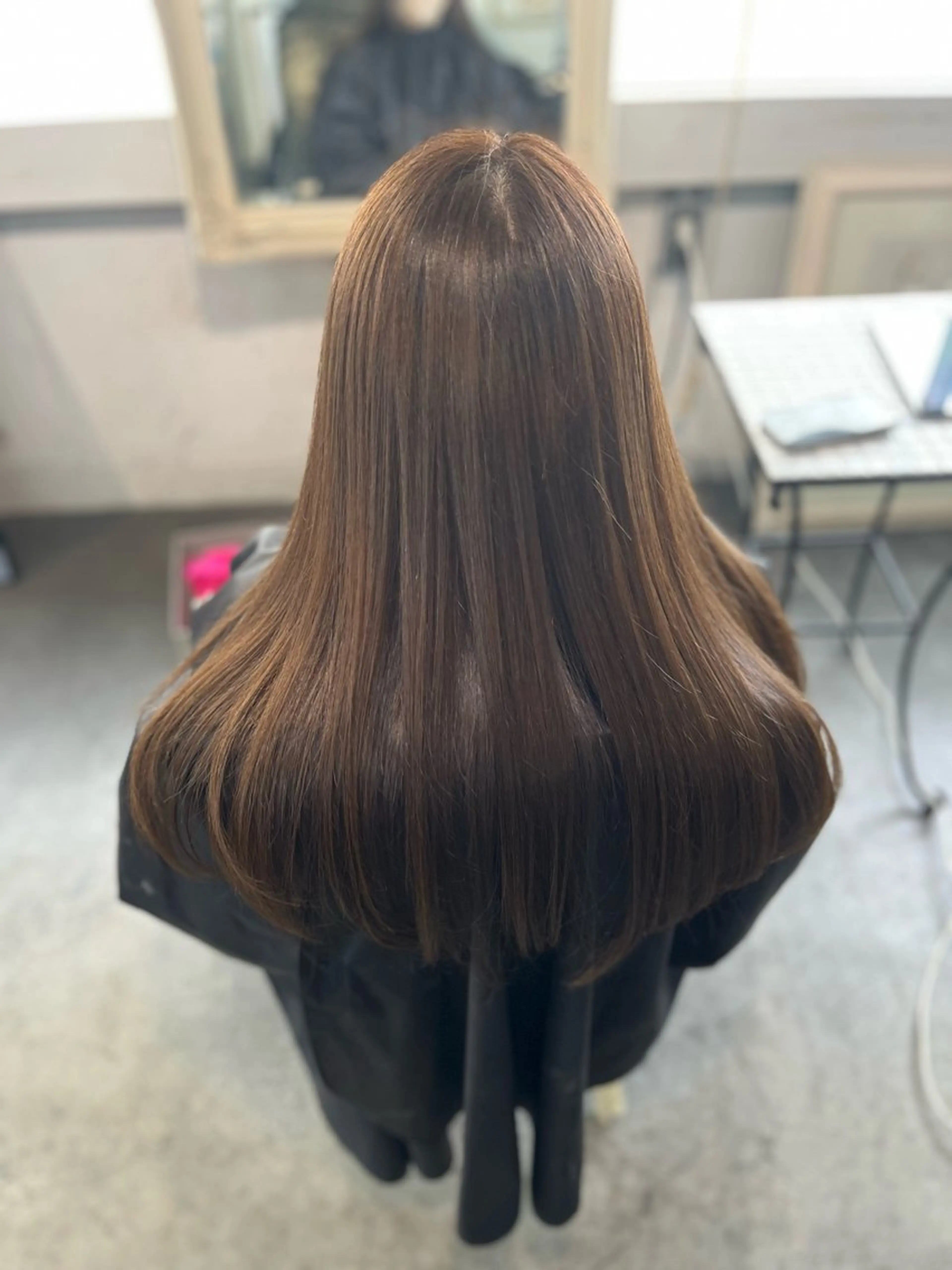 ロング カラー ヘアカラー Mariana雛/ 西大分/ハイライトのヘアスタイル