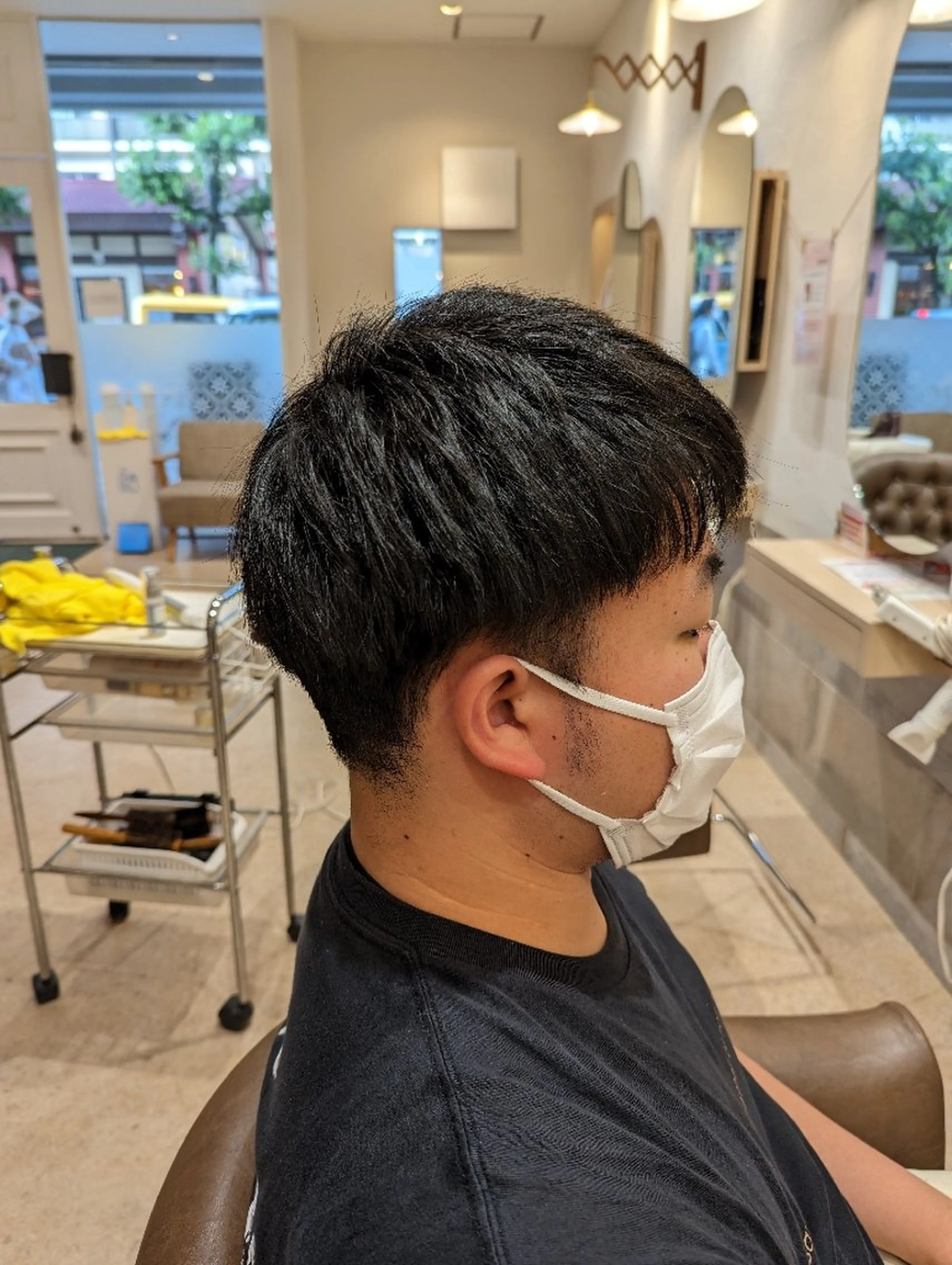ショート メンズ ツーブロック 山崎 誠人のヘアスタイル