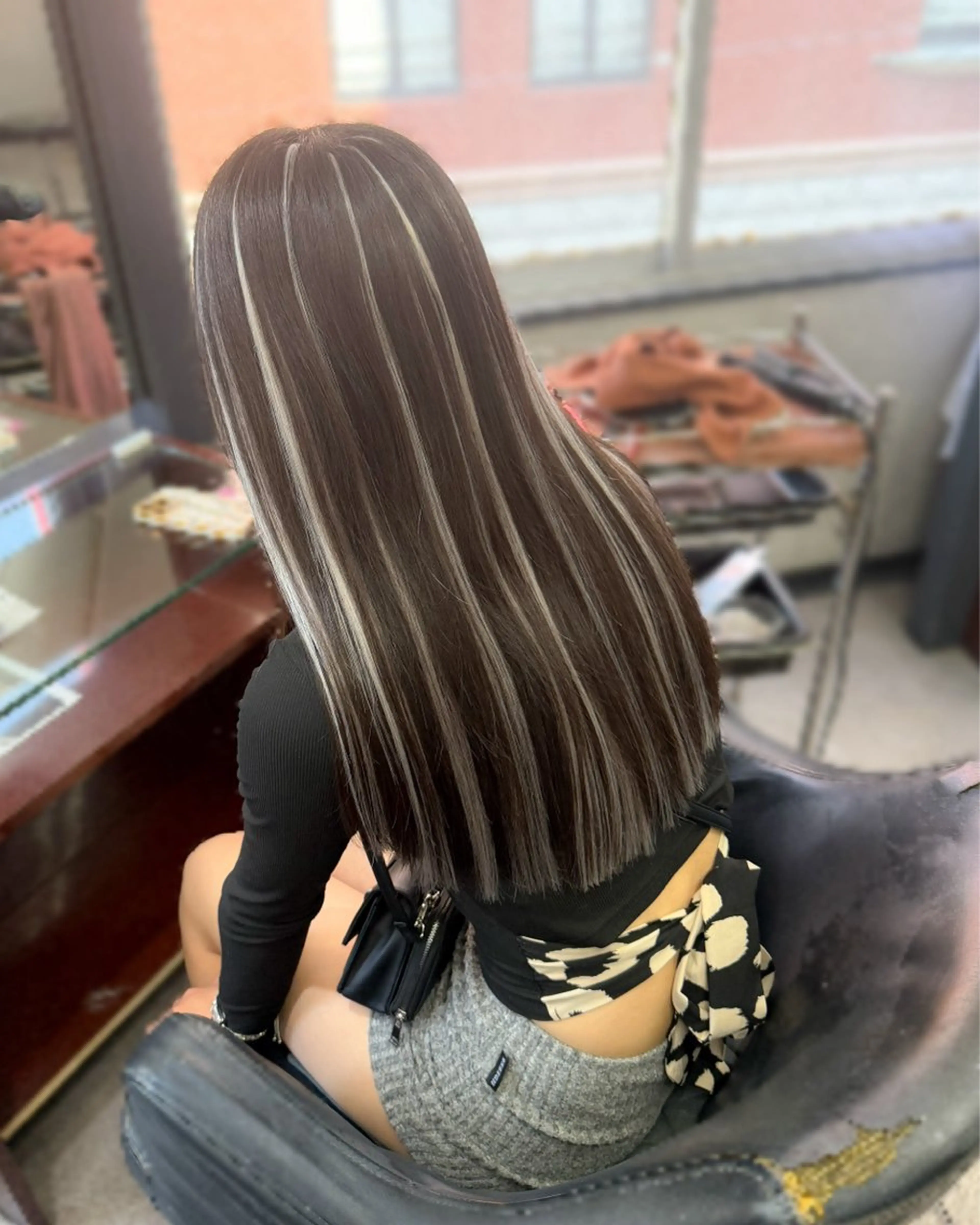 ロング カット エクステ ハイトーンエクステ 🎩カズキ🎩のヘアスタイル