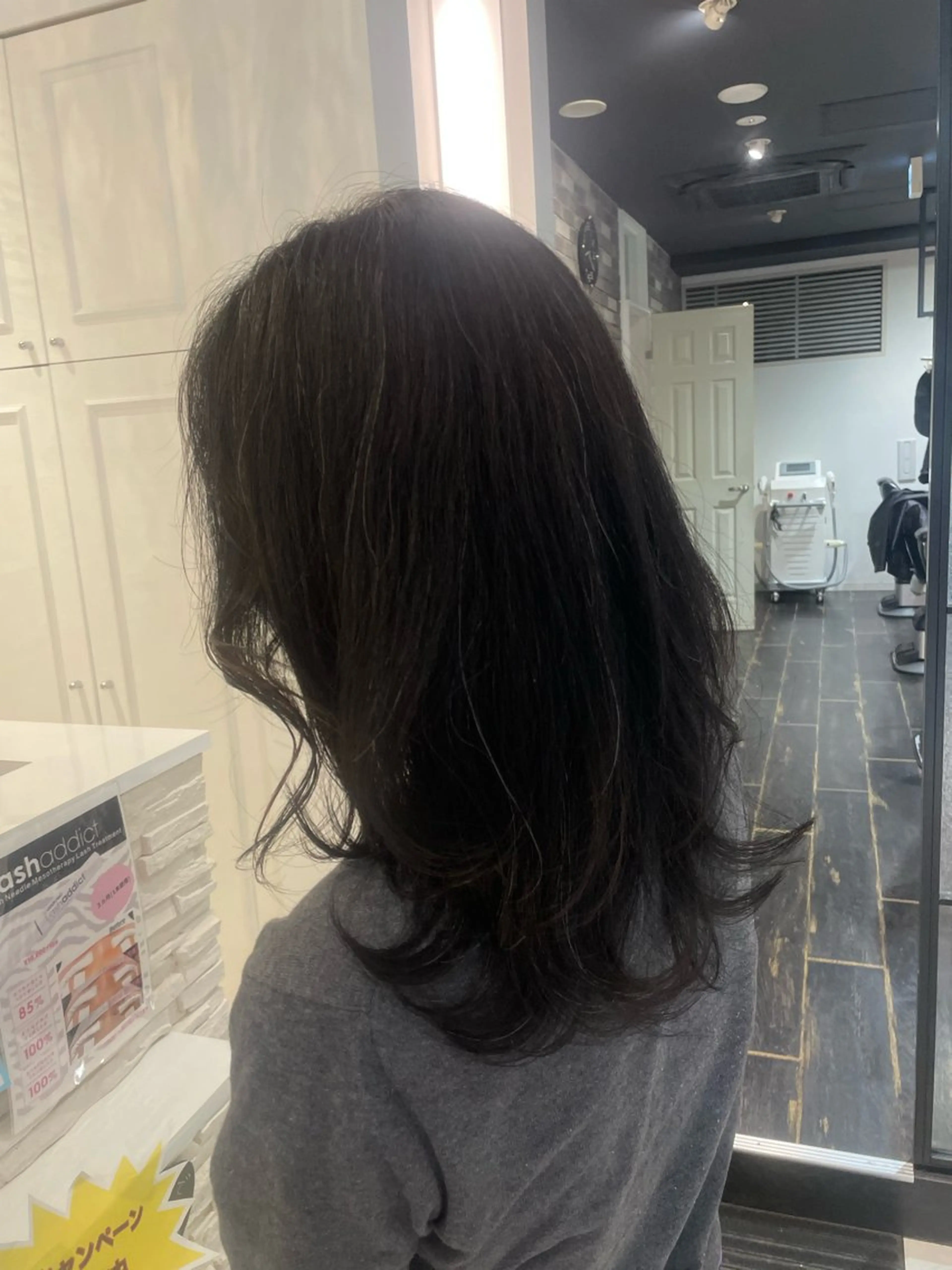 ミディアム カット ヘアカラー トリートメント ✨似合わせstyle ✨mei🦋のヘアスタイル