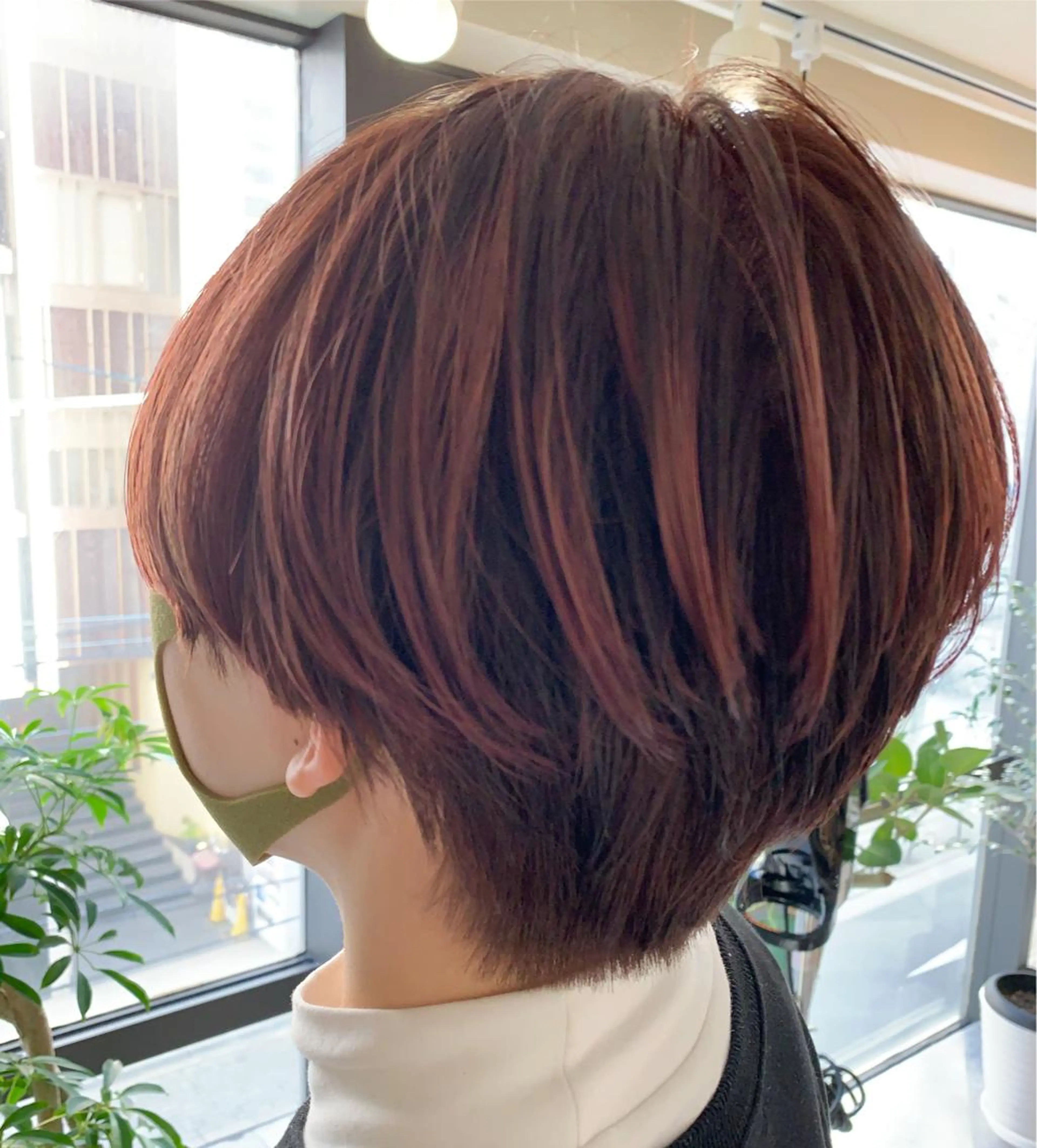 ショート カラー 心斎橋韓国ボブ 好原良真のヘアスタイル
