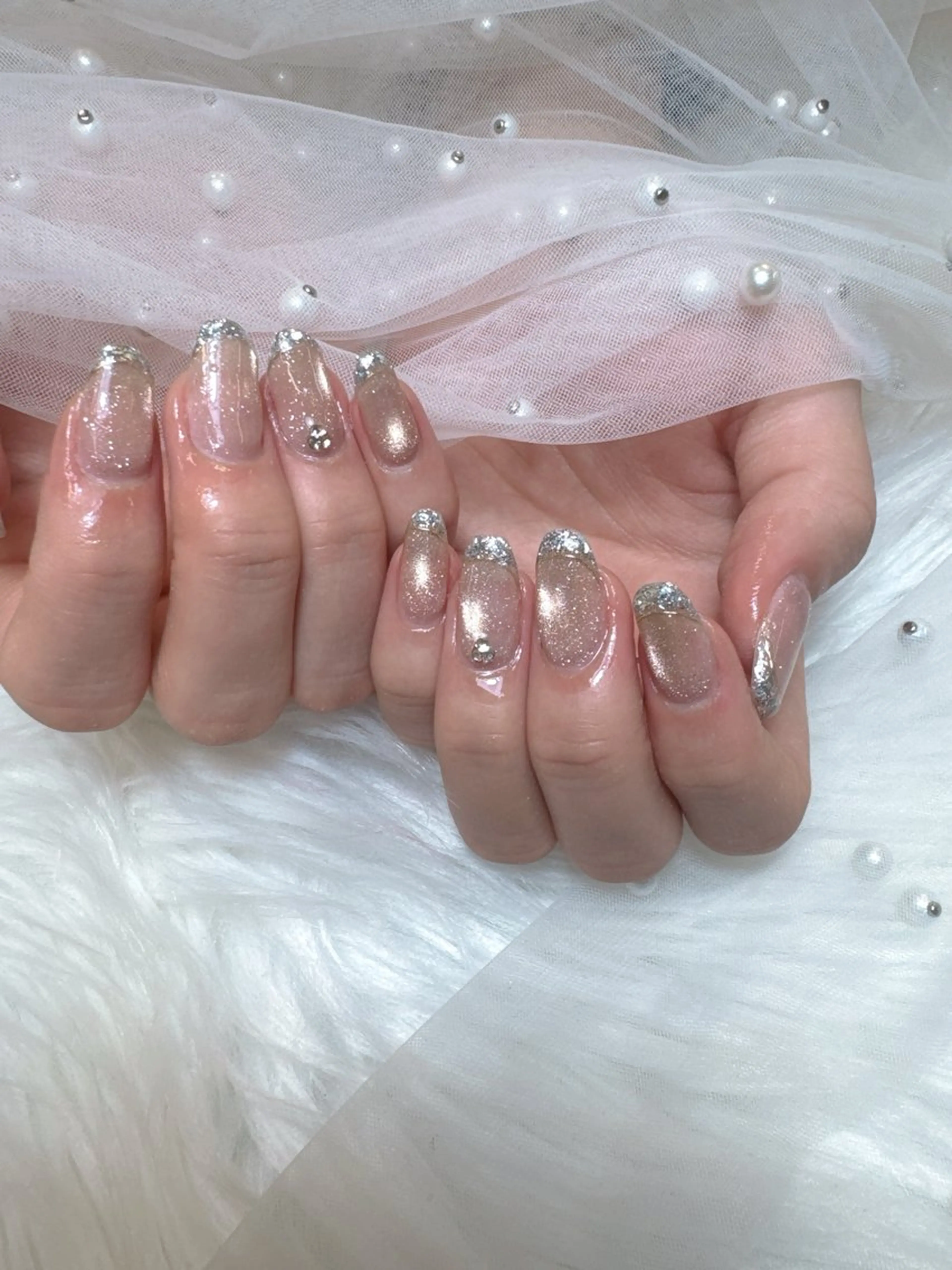 ネイル 持ち込み ハンドネイル Queeens nailのネイルデザイン