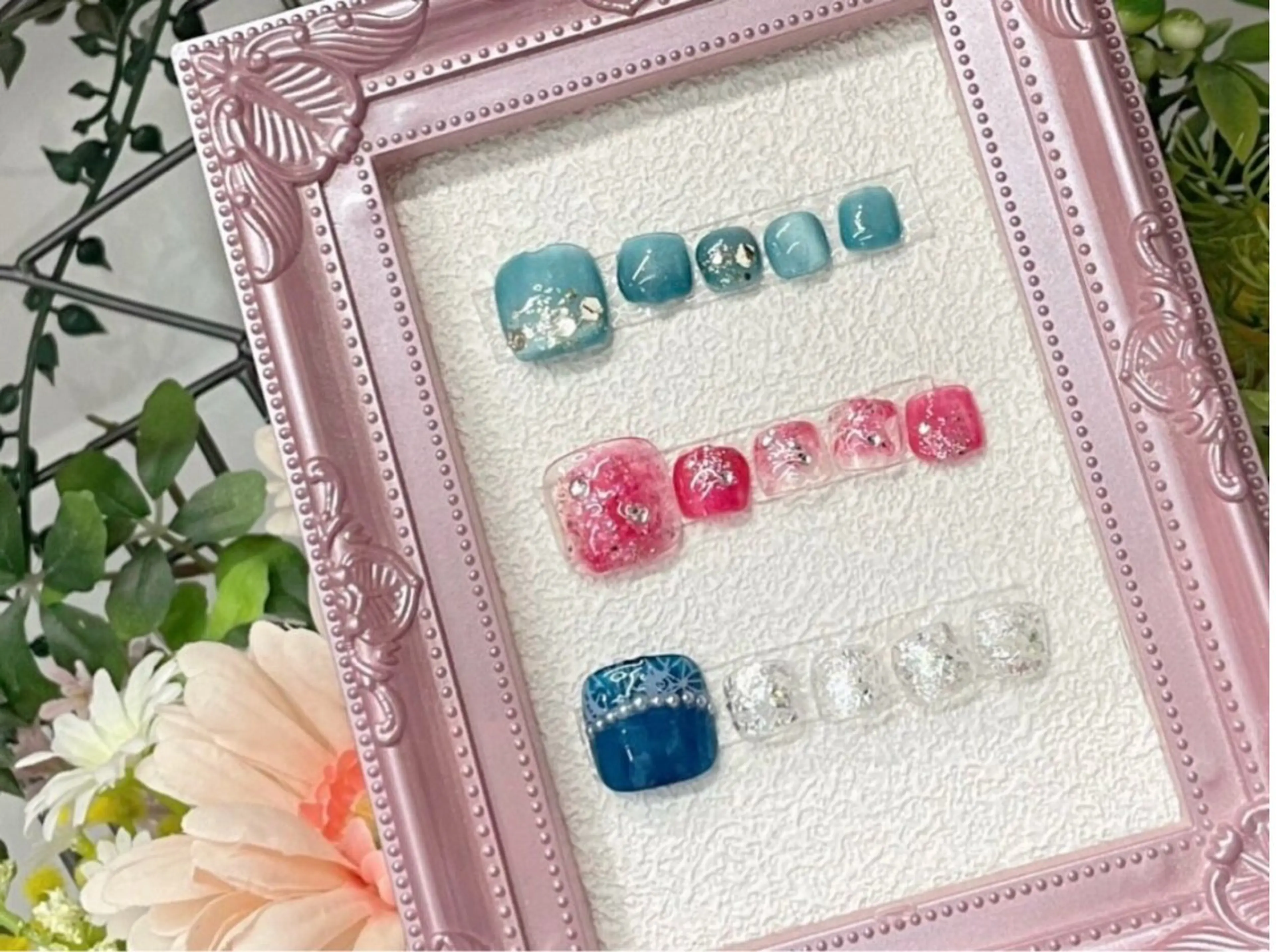 ネイル フットネイル Nail ecxia ／Reikaのネイルデザイン