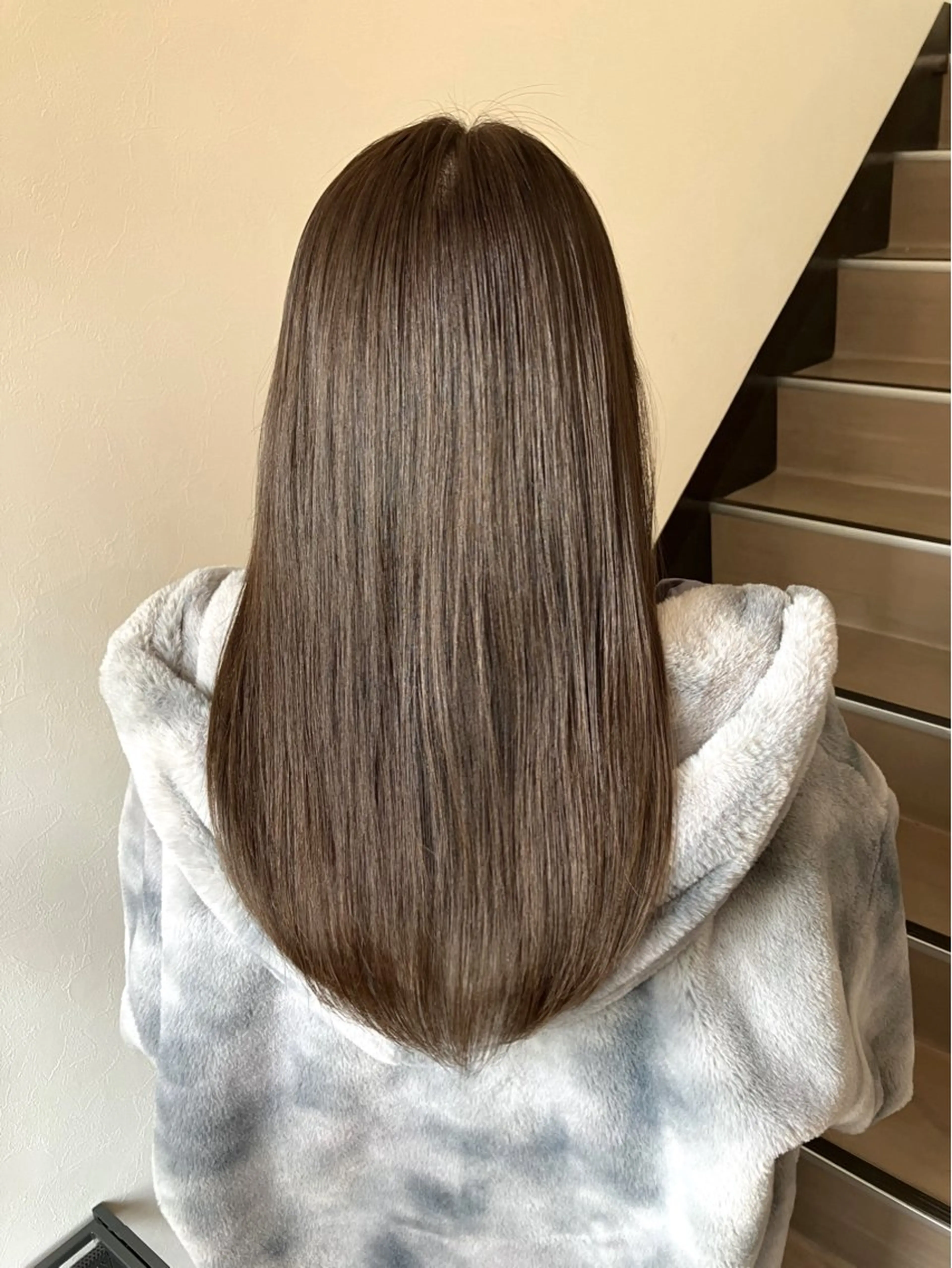 セミロング 阿部 雲母のヘアスタイル