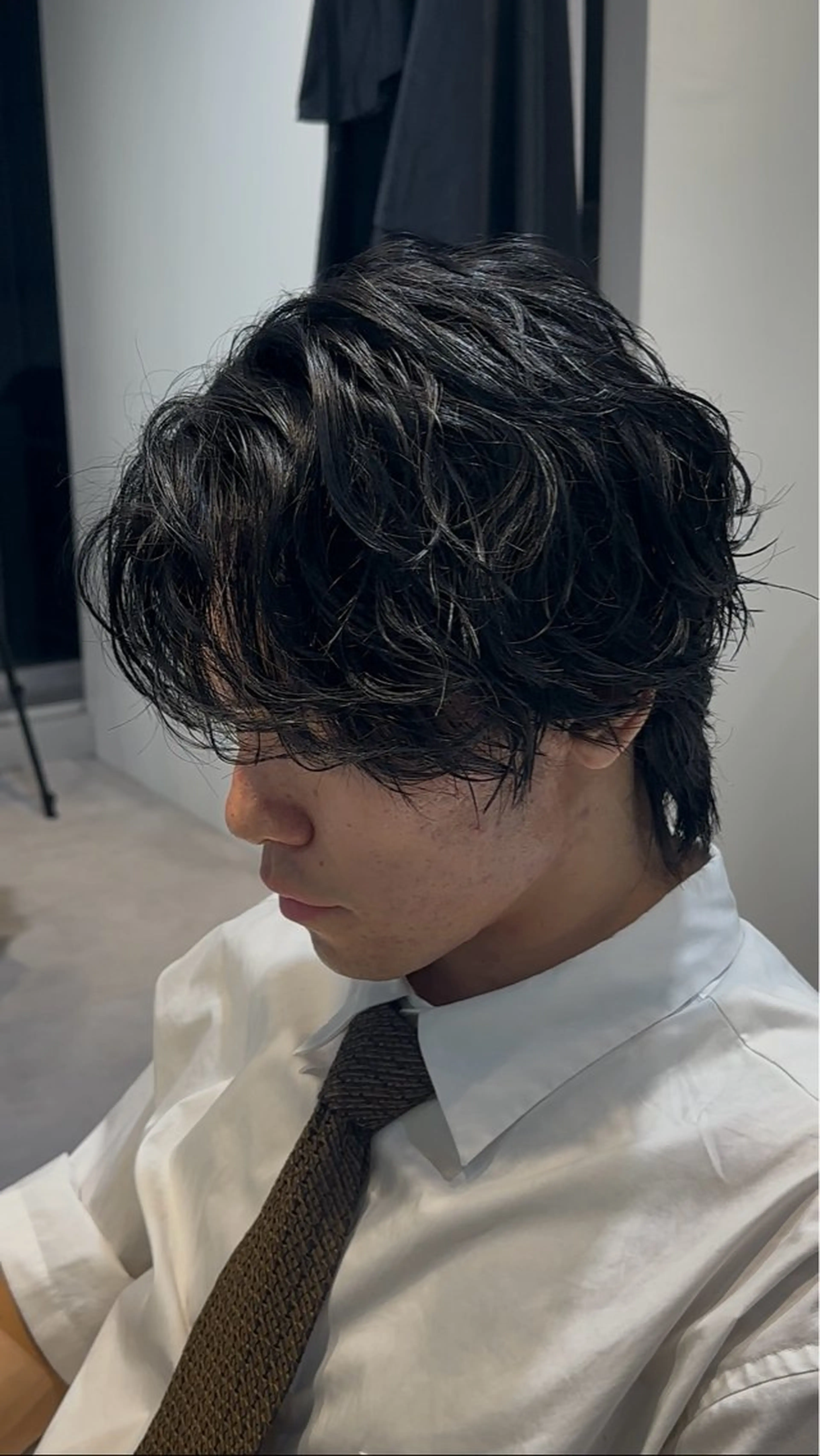 ショート パーマ ツイストスパイラルパーマ スパイラルパーマ カット パーマ 似合わせパーマ🔥 河浪  大智のヘアスタイル