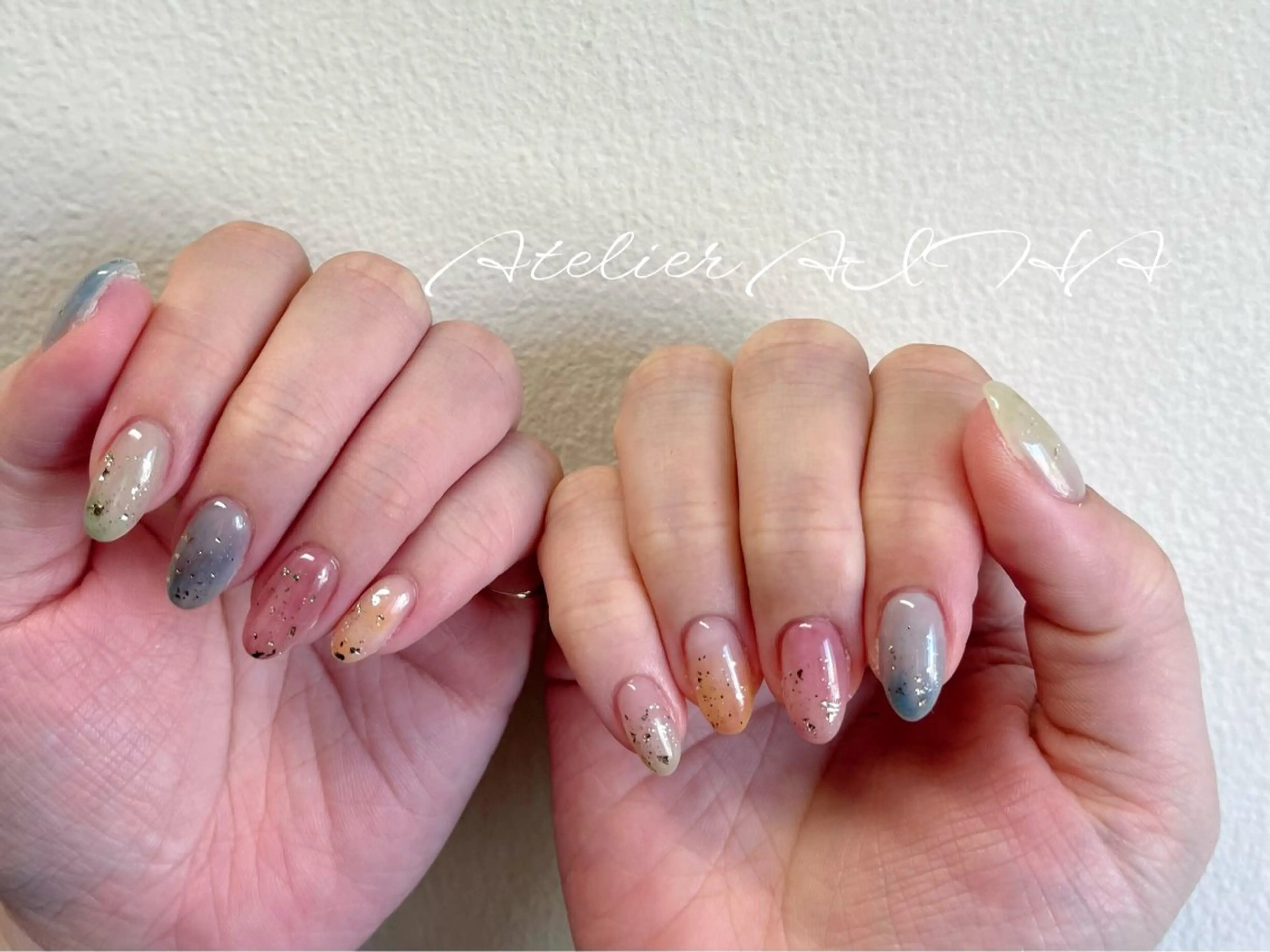 ミディアム ハンドネイル アトリエAIHA★ フィルイン推奨サロンのネイルデザイン