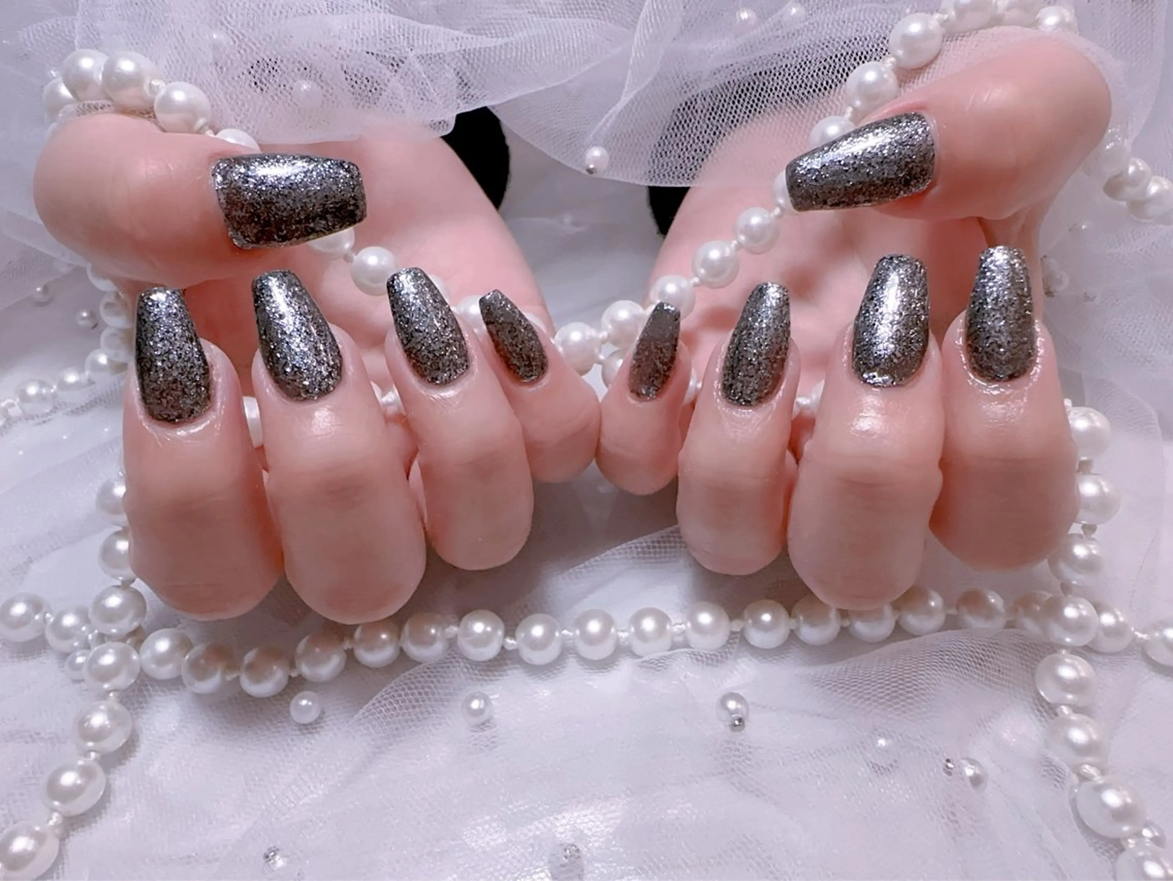 ネイル 長さ出し ワンカラーネイル ネイルチップ ハンドネイル You&Me Miyuのネイルデザイン