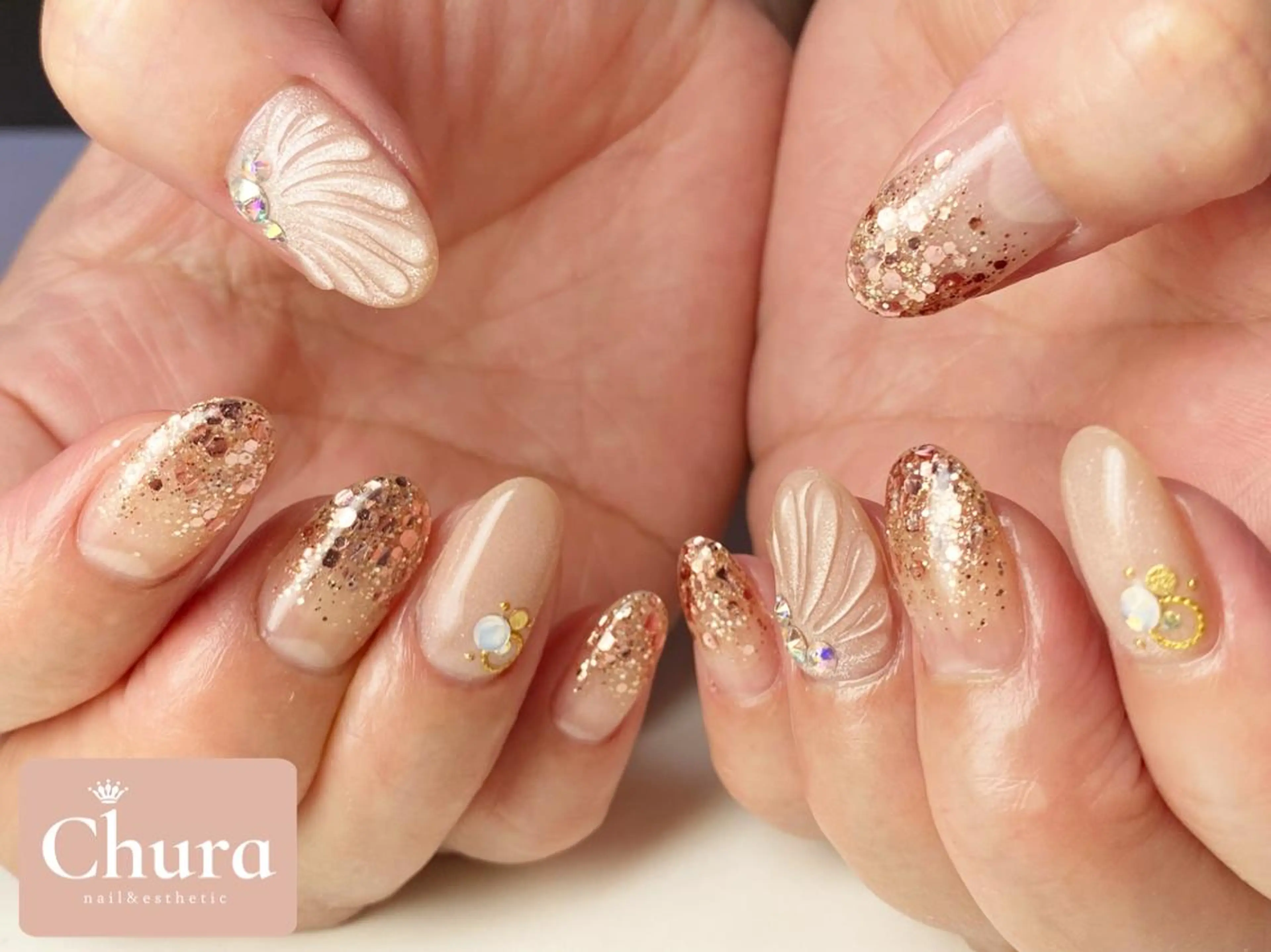 ネイル マグネットネイル ネイルチップ chura刈谷店☆ Ｎａｉｌのネイルデザイン