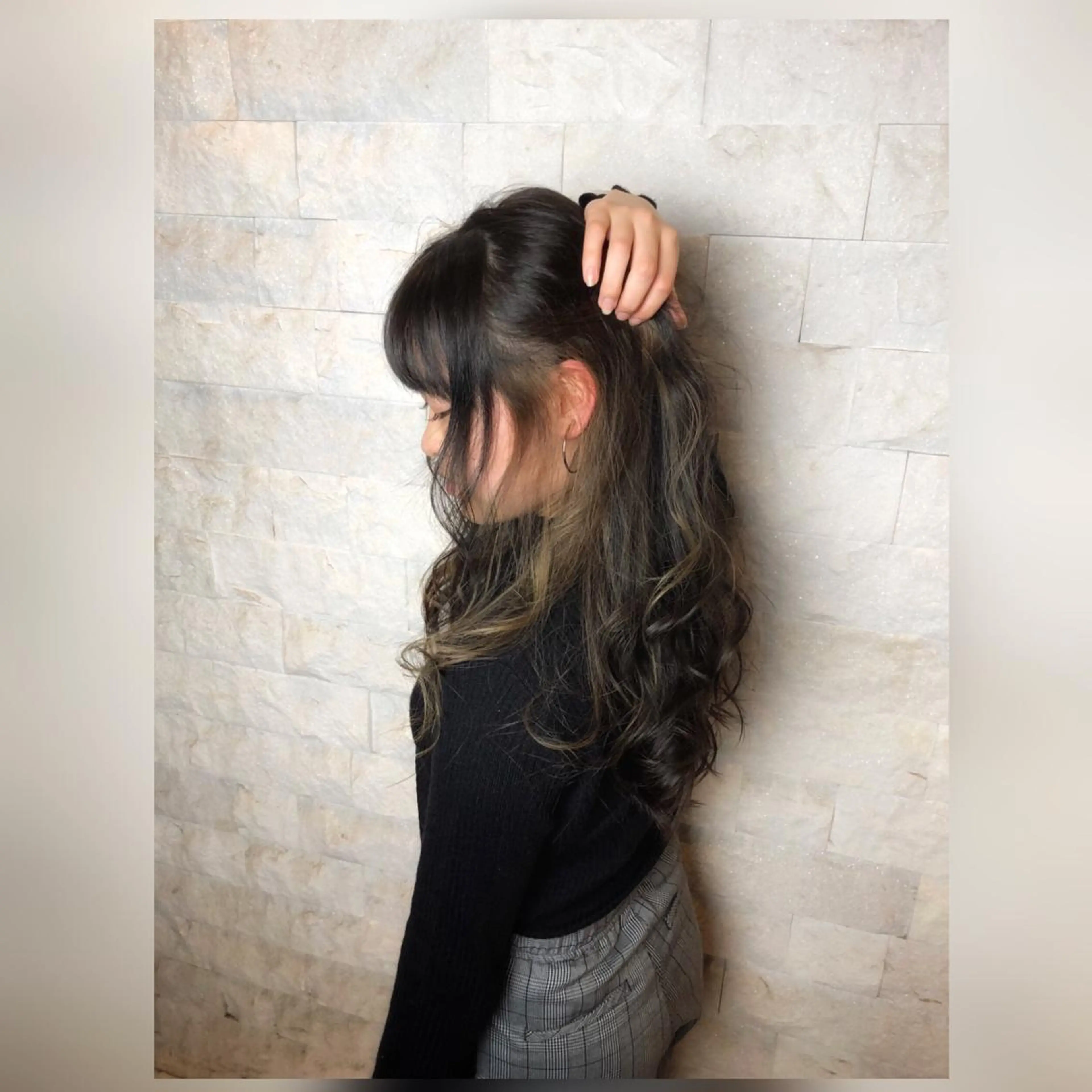 セミロング 圧倒的美髪ストレート ツダケイタロウのヘアスタイル