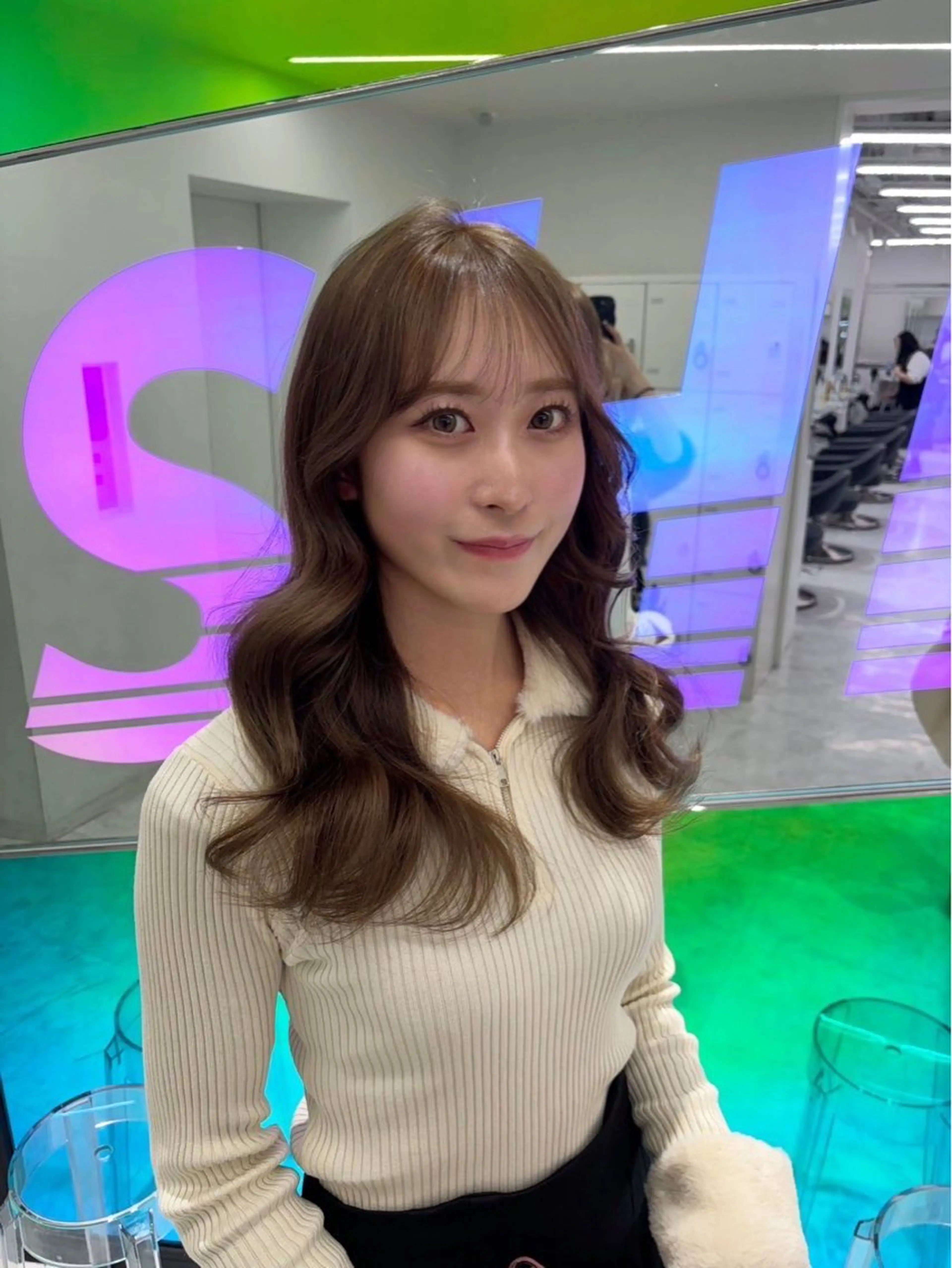 ロング カラー 💖ミルクティー💖 あかり💖のヘアスタイル