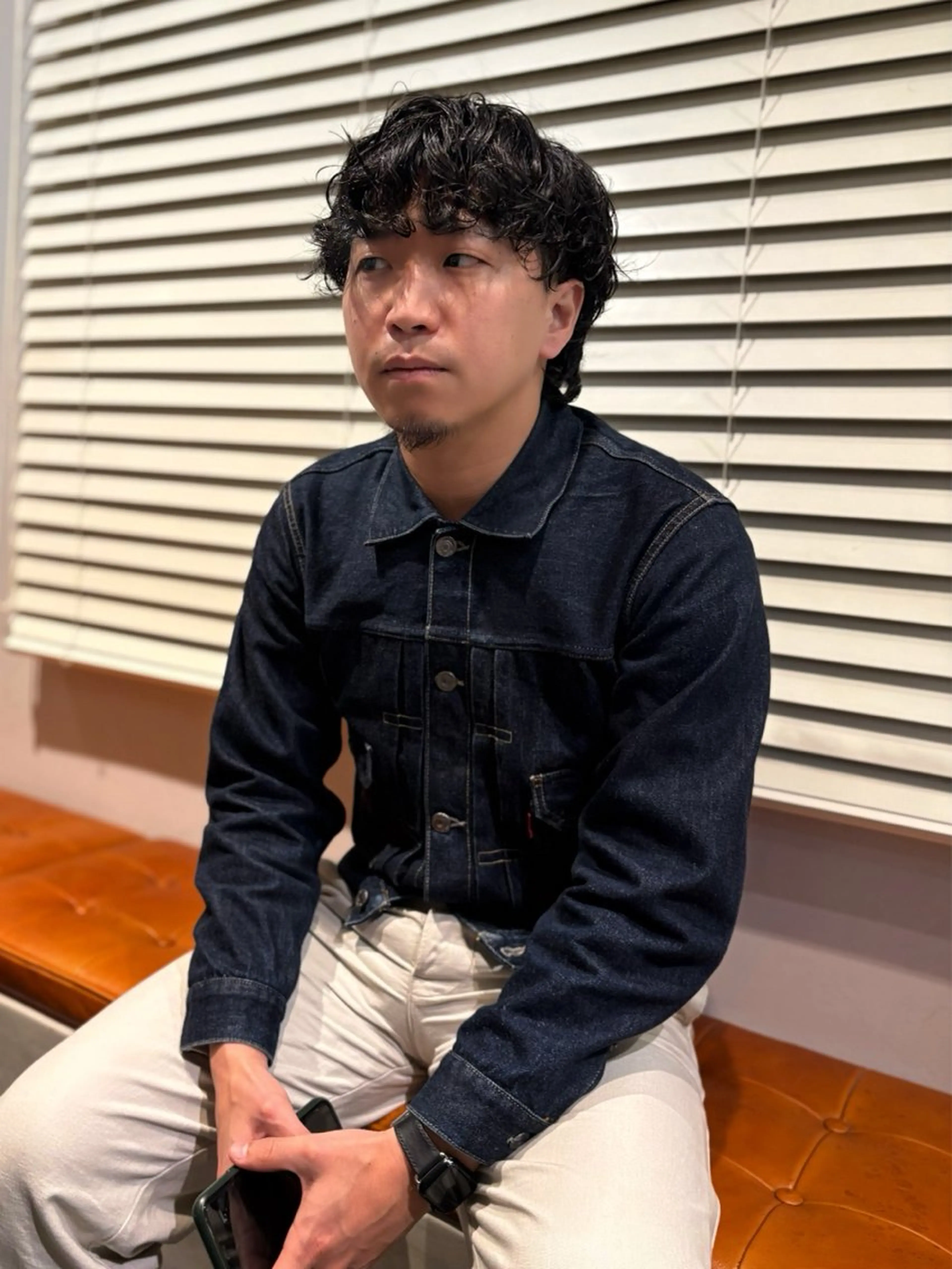 ショート パーマ メンズ カット パーマ トリートメント 優作 〜圧倒的信頼〜のヘアスタイル