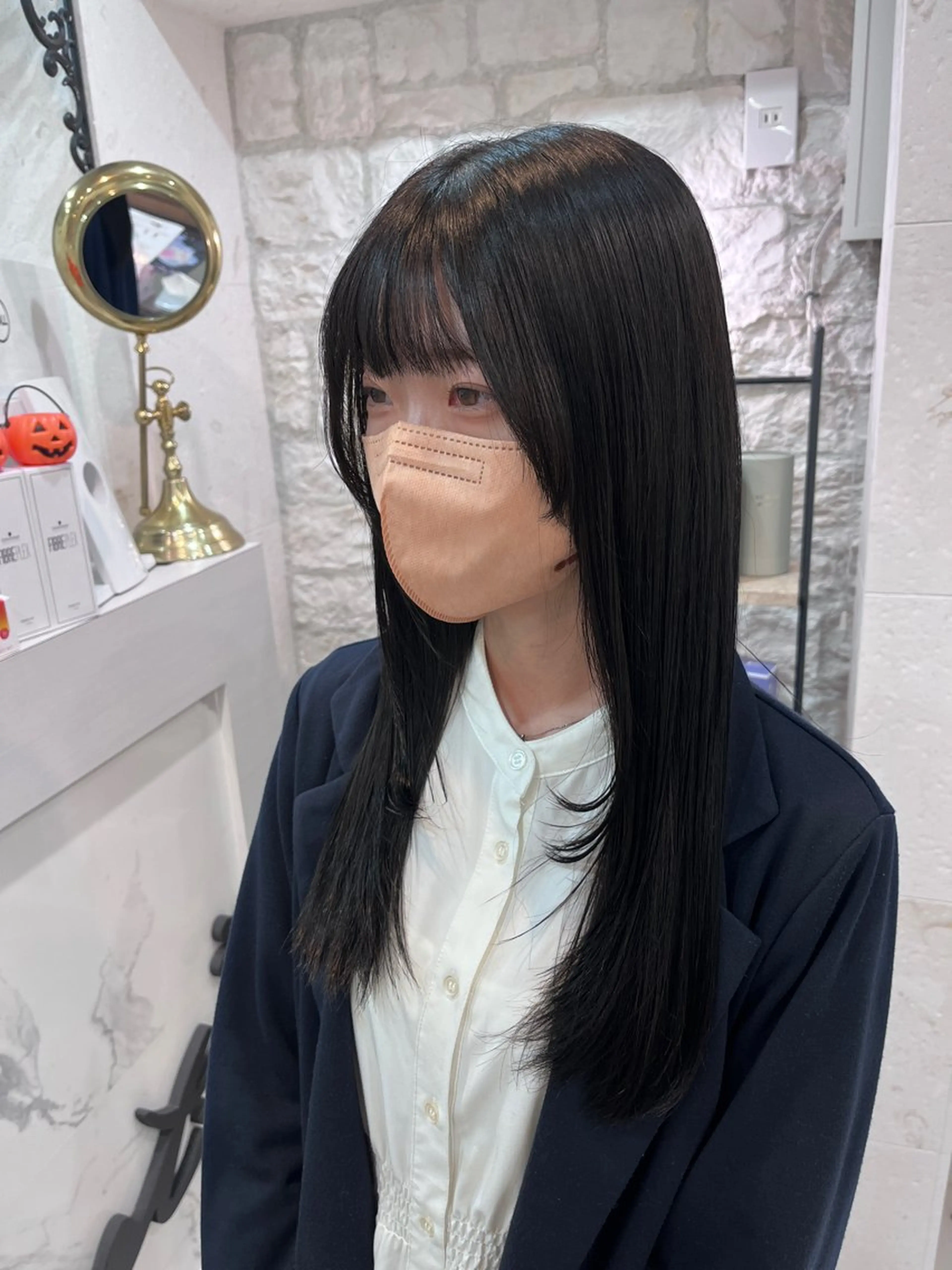 カラー 黒髪 🫧Shanti🫧 ばんだいのヘアスタイル