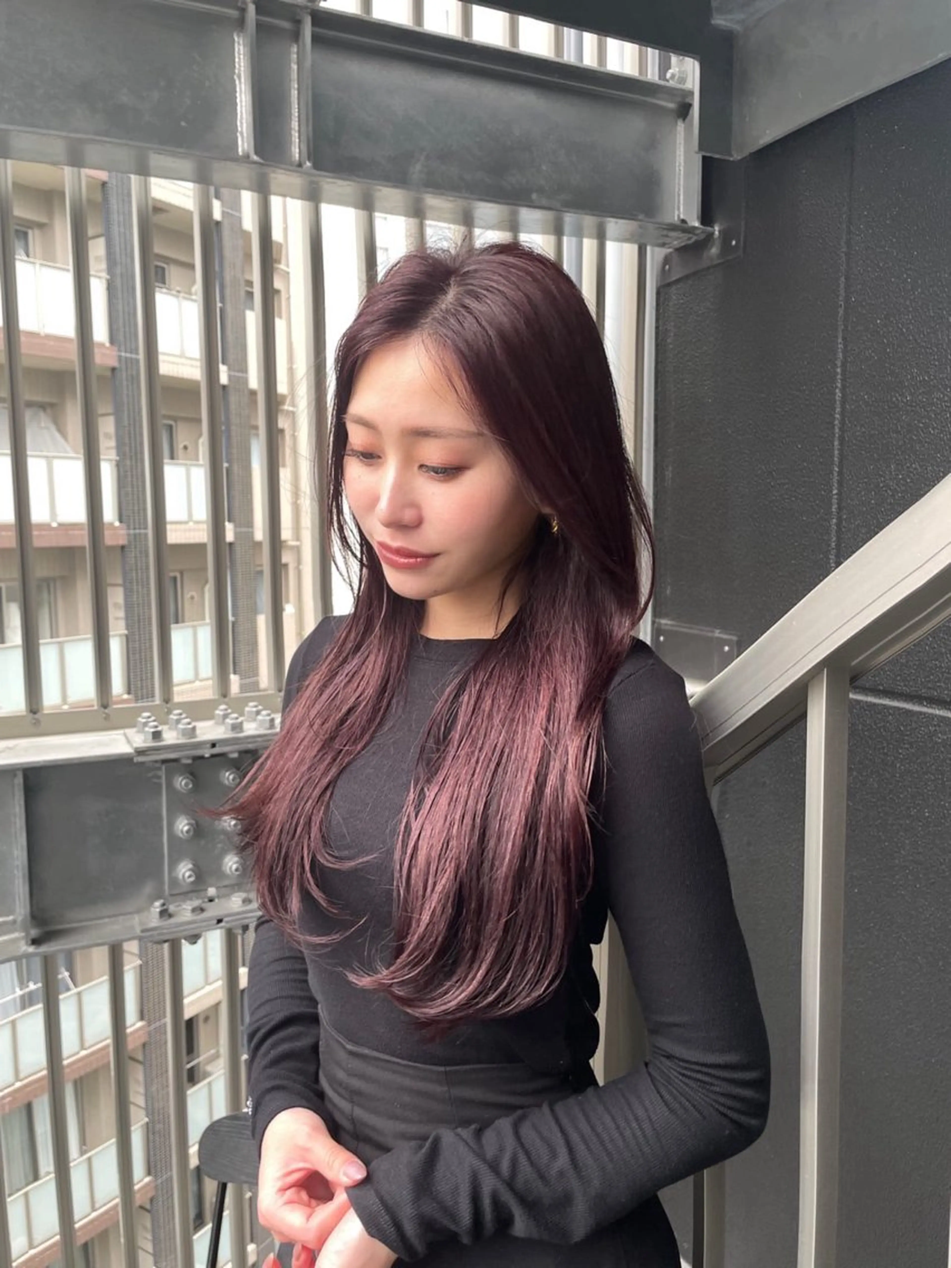 ロング カラー ケアブリーチ特化✨/ 艶カラー/エクステのヘアスタイル