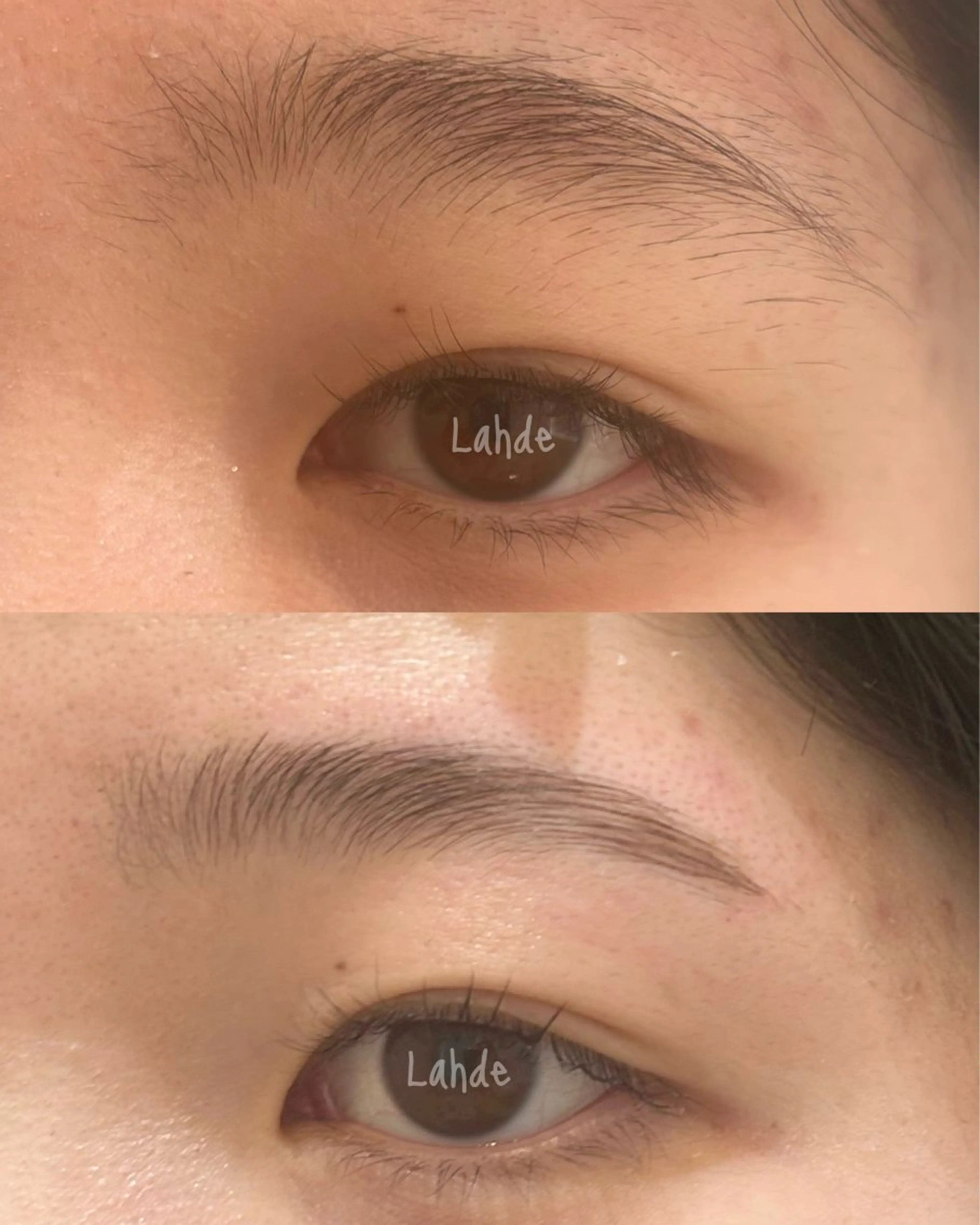 アイブロウ Lahde SARAのマツエク・マツパデザイン