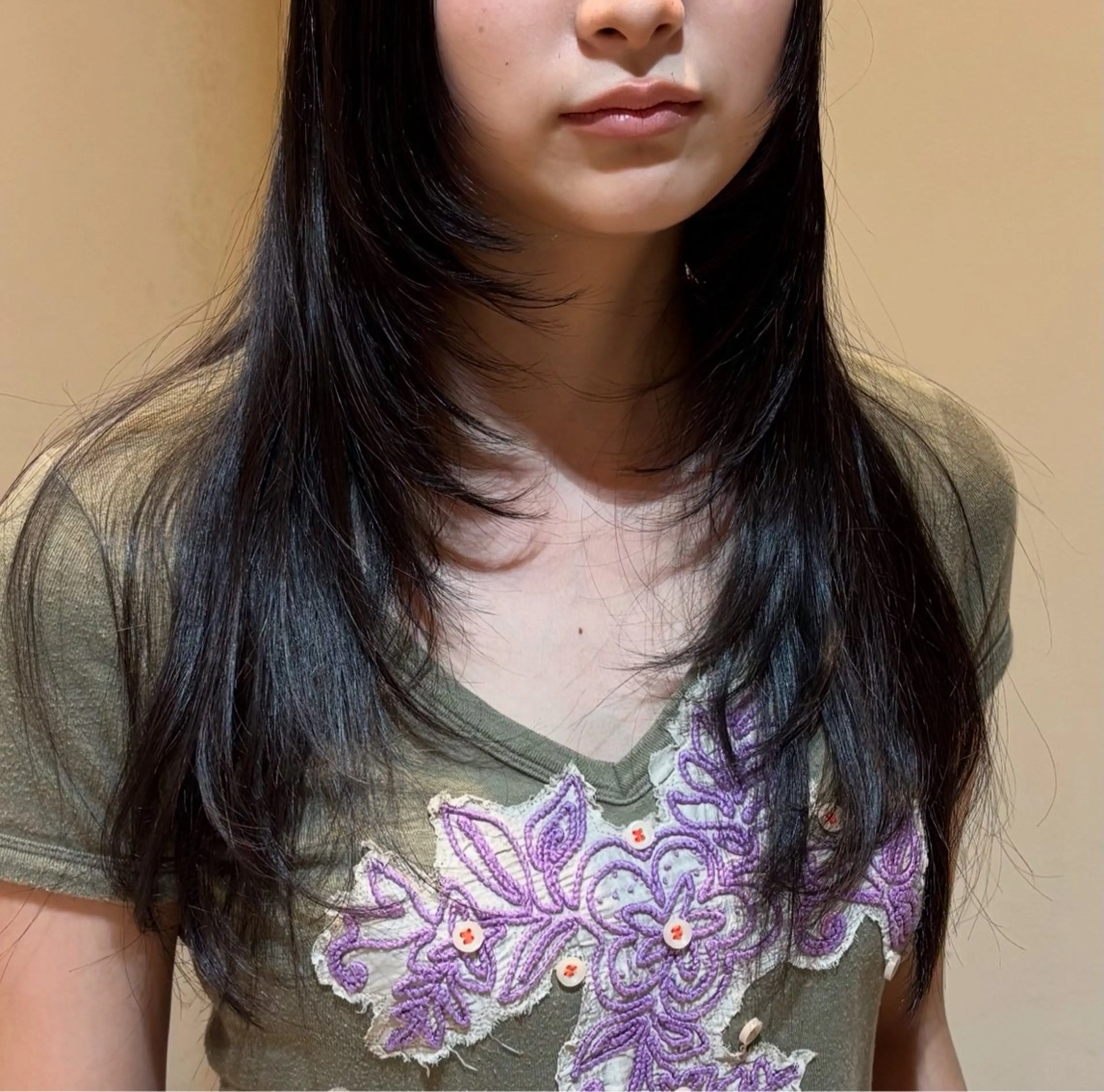 ロング カット トリートメント 大人可愛い/韓国 レイヤー🎀まおのヘアスタイル