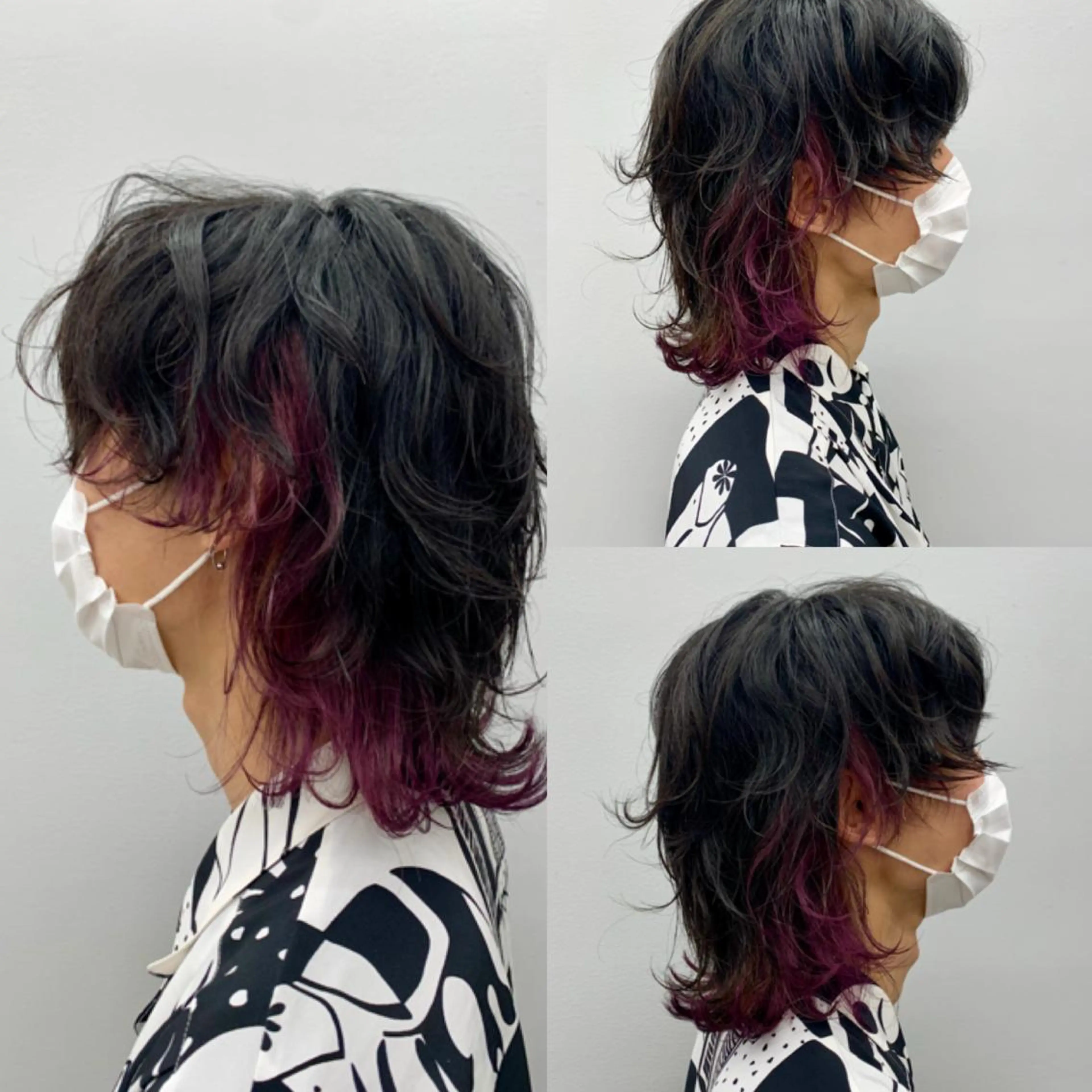 メンズ カルマパーマ メンズパーマ メンズウルフカット ウルフカット メンズ特化美容師/ 新井　洸太のヘアスタイル