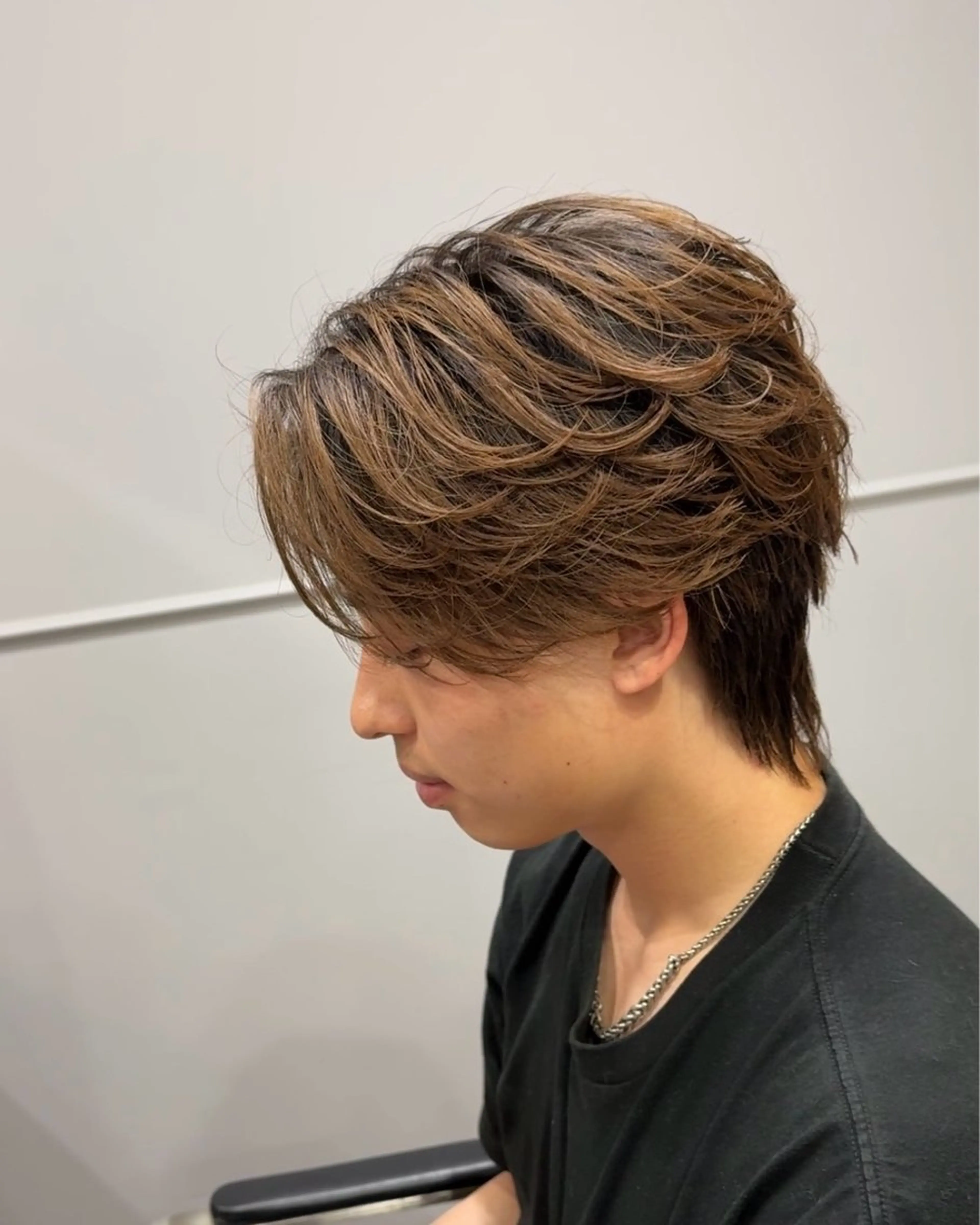 メンズ メンズウルフカット ウルフカット カット Miyabi.💋 ABEYLEVRAIのヘアスタイル