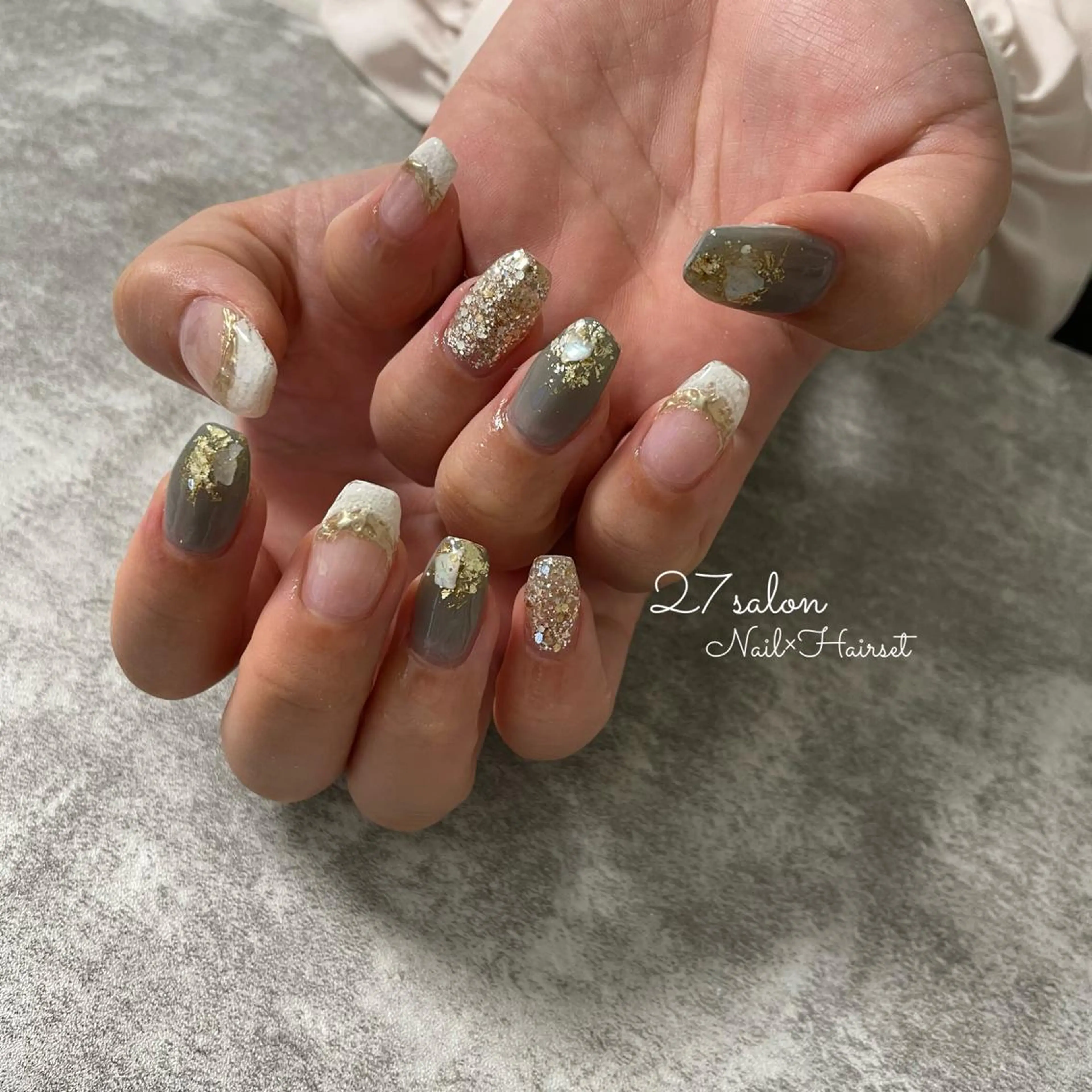 ネイル ニュアンスネイル 27salon yuinaのネイルデザイン