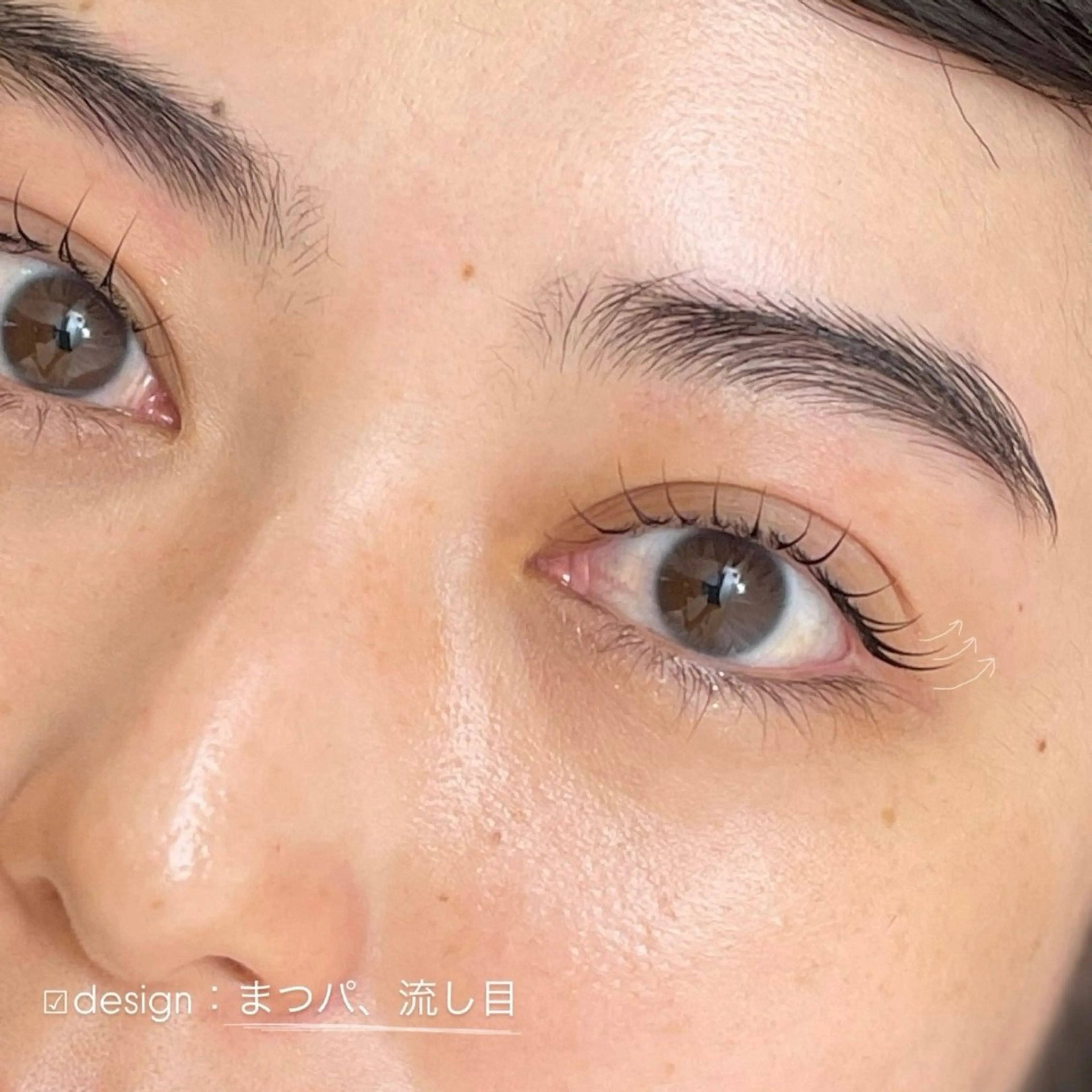 マツエク・マツパ マツパ 【ena】恵比寿/ chiba 🪿🤍のマツエク・マツパデザイン