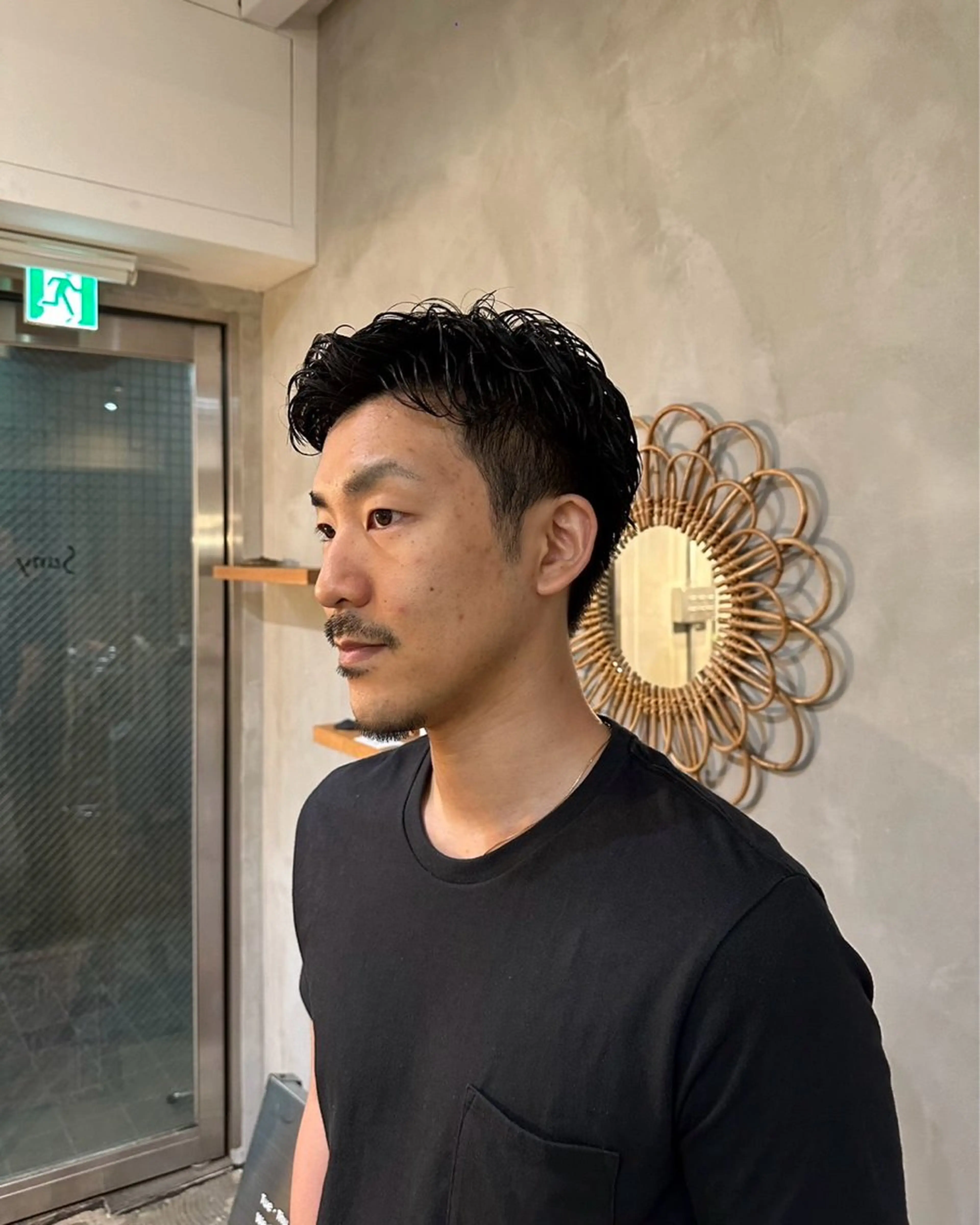 ショート パーマ メンズ メンズパーマ メンズショート ショートヘア カット パーマ 大人メンズショート/ ナチュラルヘア/福田のヘアスタイル