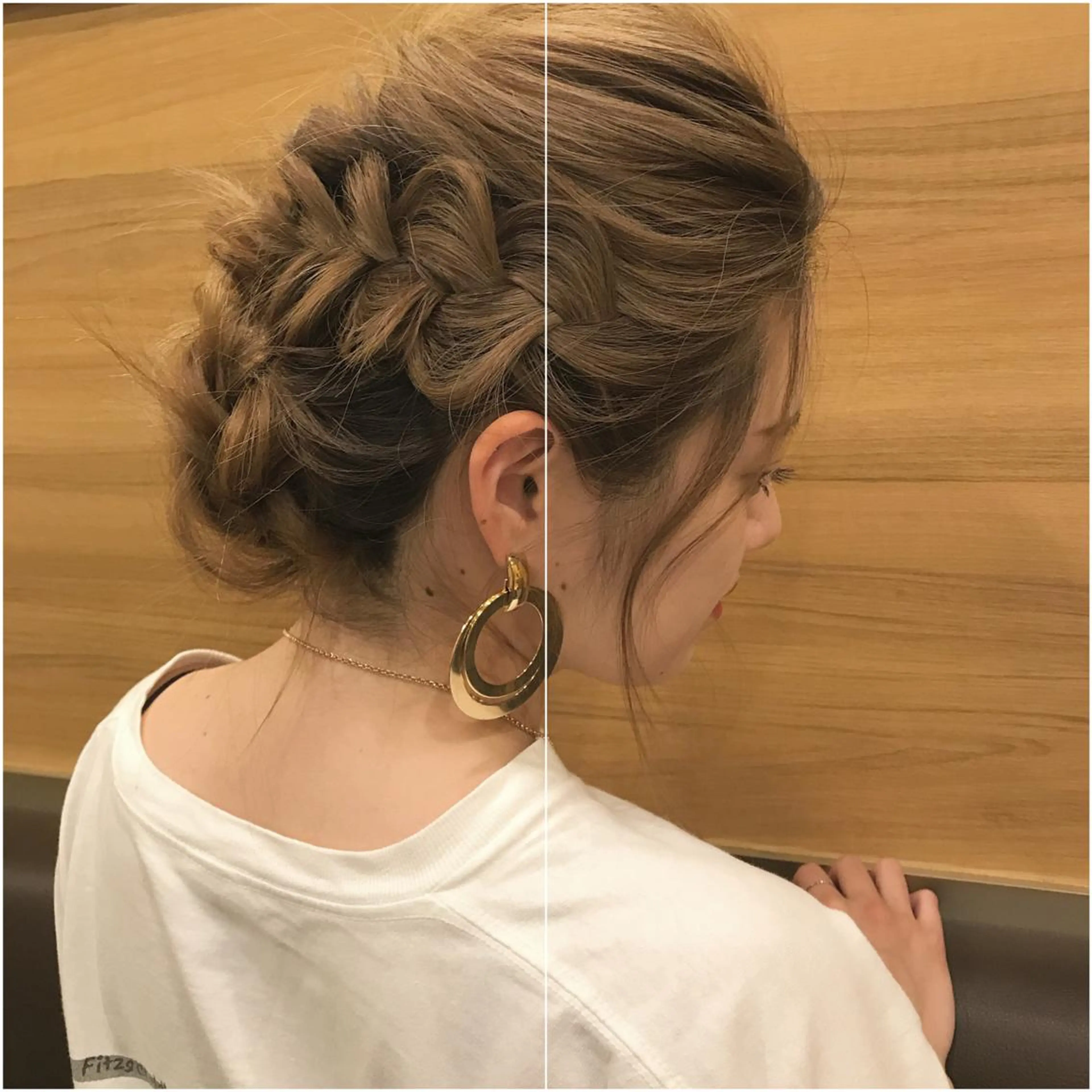 パーティーヘアセットの写真