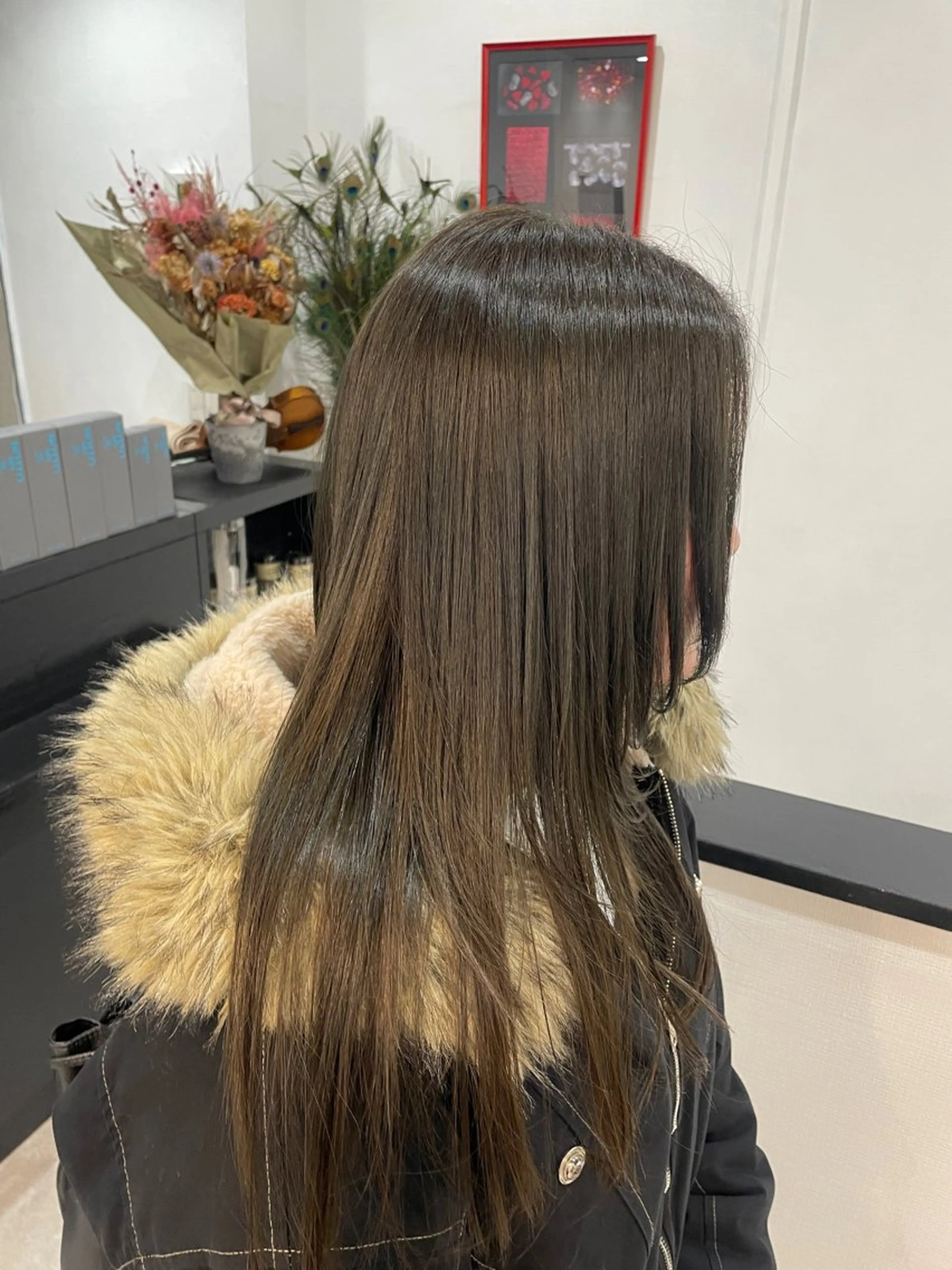 ロング wakana／ カット／ハイライトのヘアスタイル