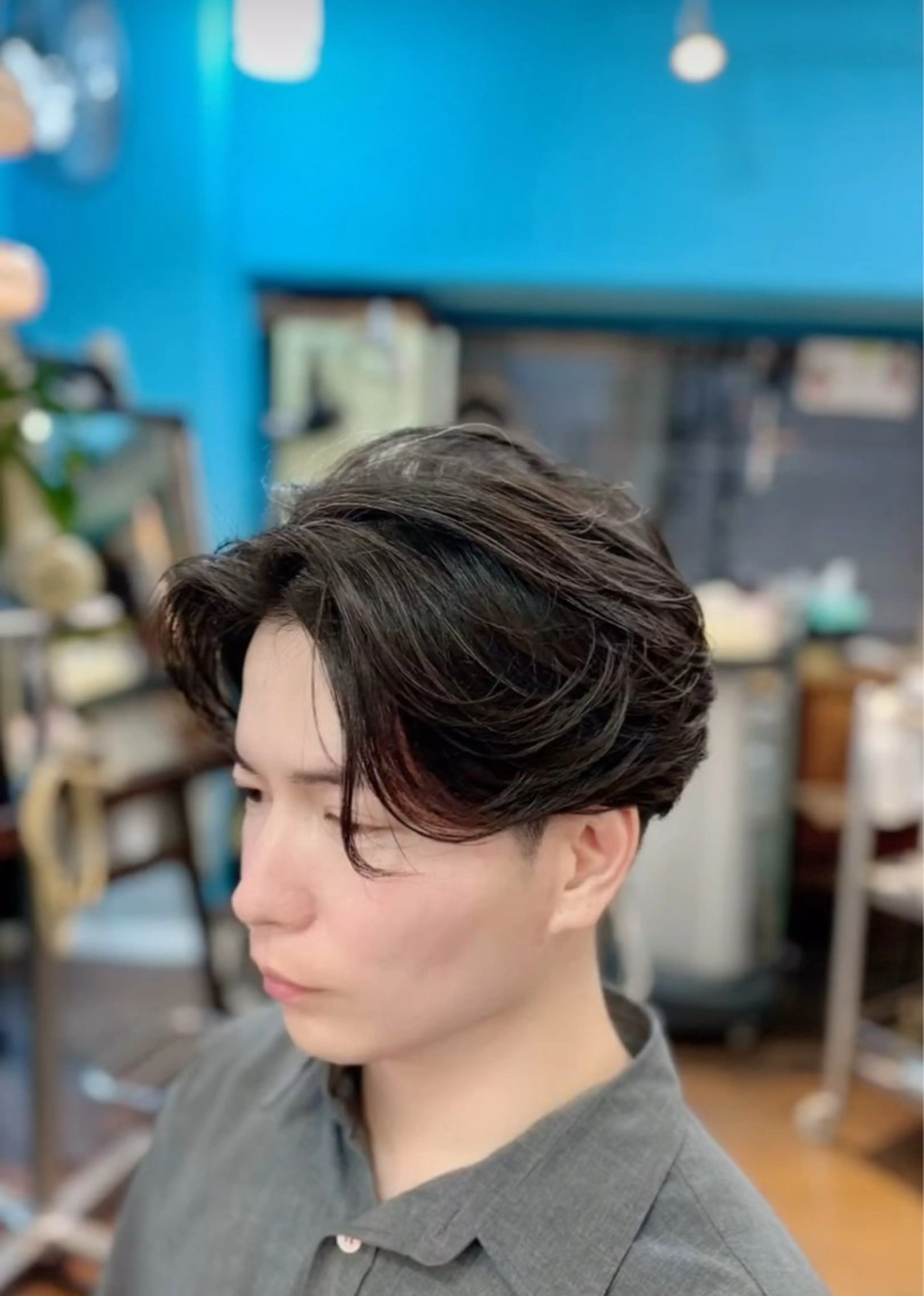 ショート パーマ メンズ ma-pa TAKESHIのヘアスタイル