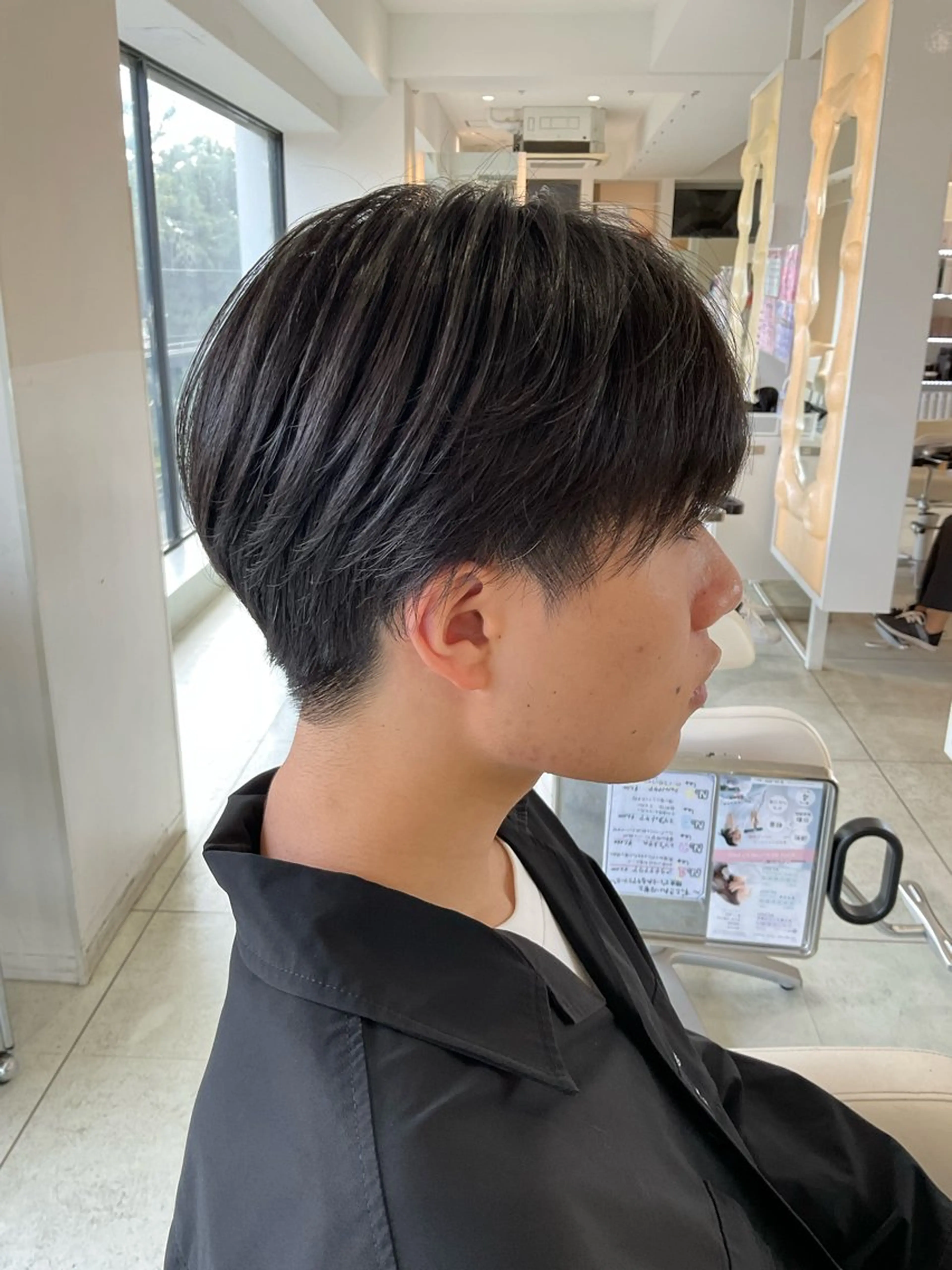 メンズ マッシュ シースルーマッシュ 稲村 直也のヘアスタイル
