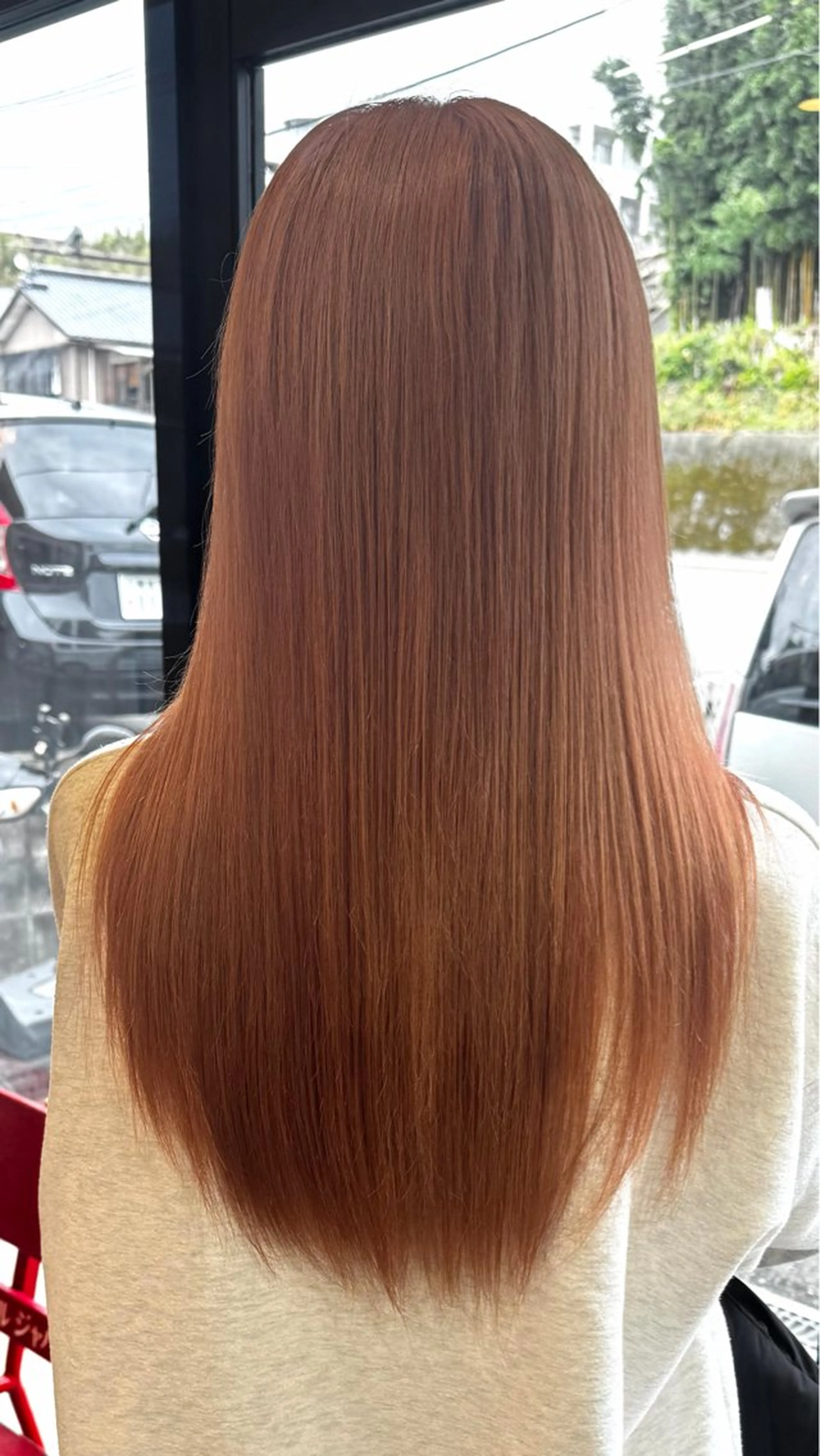 ロング 前園 未歩のヘアスタイル