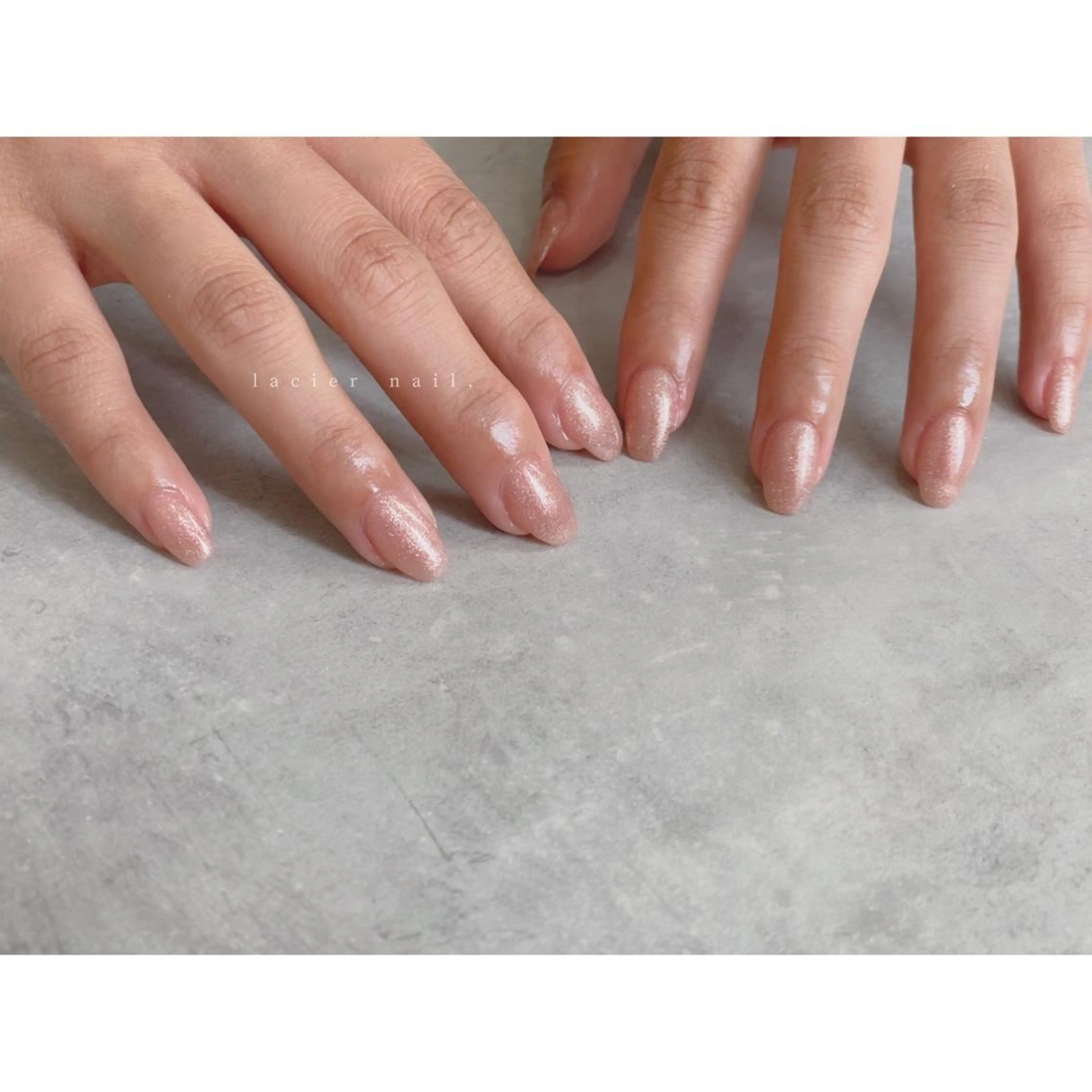 ネイル アートネイル フレンチネイル 氷ネイル・うるうるネイル マグネットネイル ミラーネイル ハンドネイル lacier nailのネイルデザイン