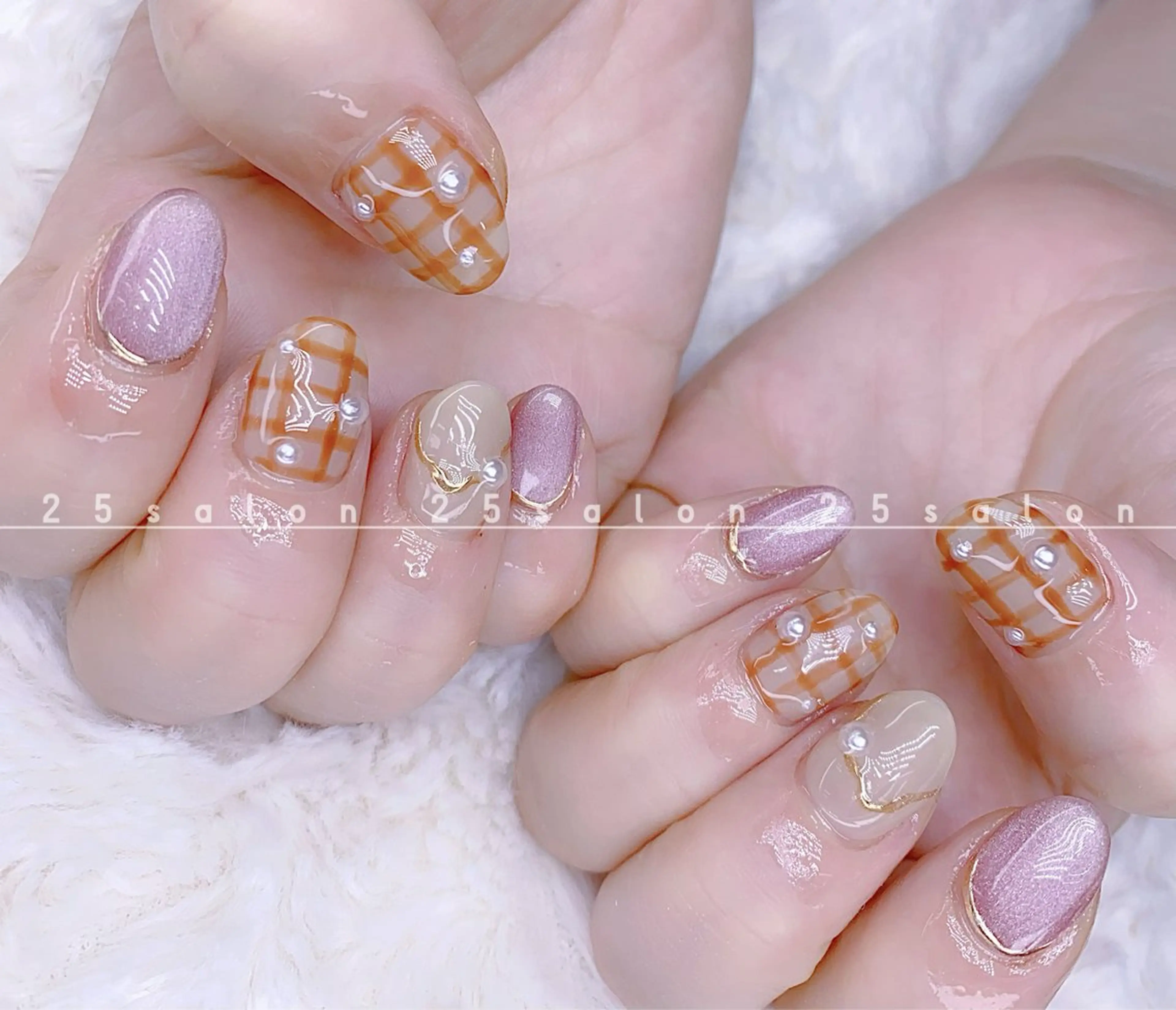 ネイル オーロラネイル チークネイル フットネイル フレンチネイル ジェルネイル 2 5のマツエク・マツパデザイン