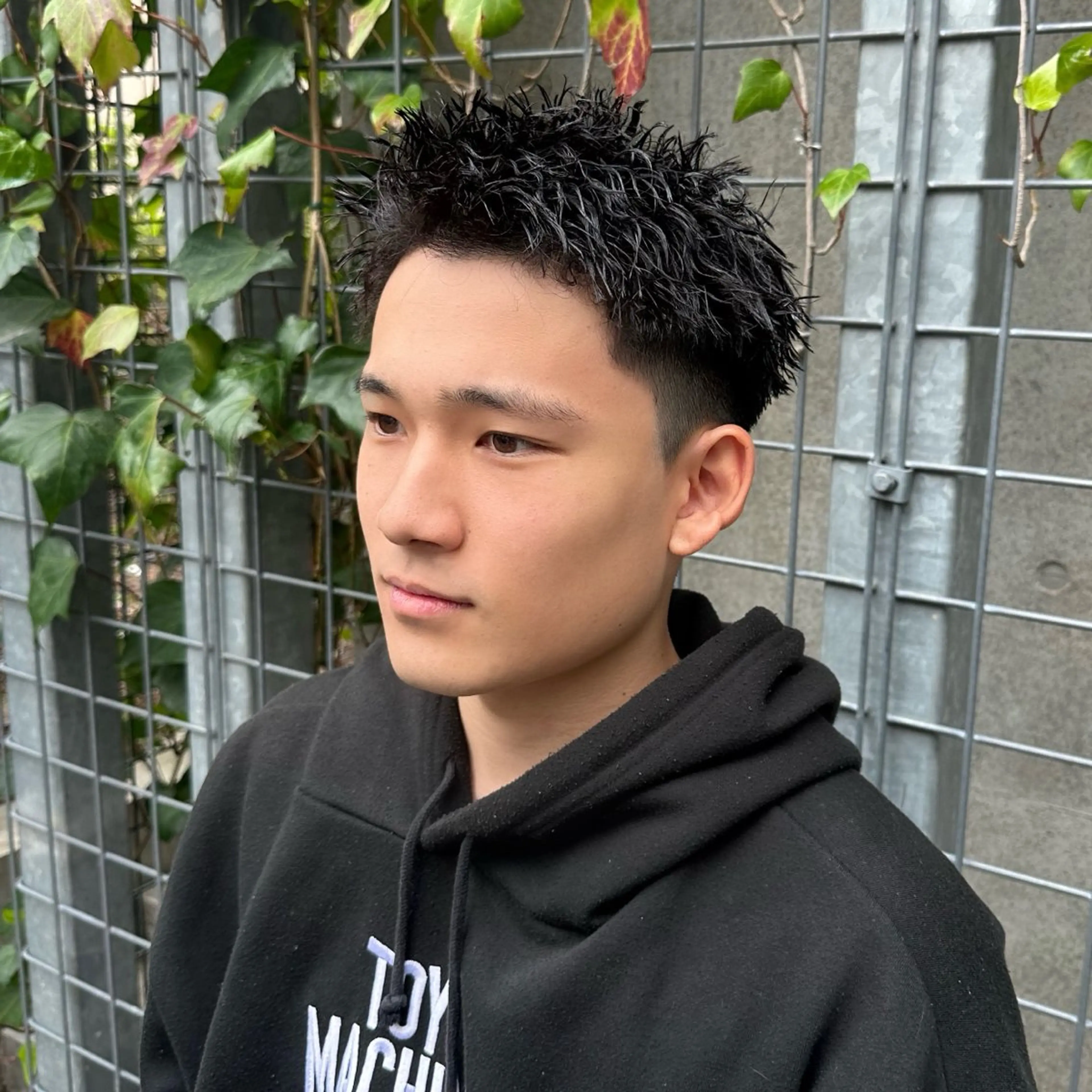 ショート パーマ メンズ メンズパーマ スパイキーショート メンズツイストパーマ ショートヘア ツイストパーマ カット パーマ トリートメント ツイスパ/メンズ パーマ/歩夢のヘアスタイル