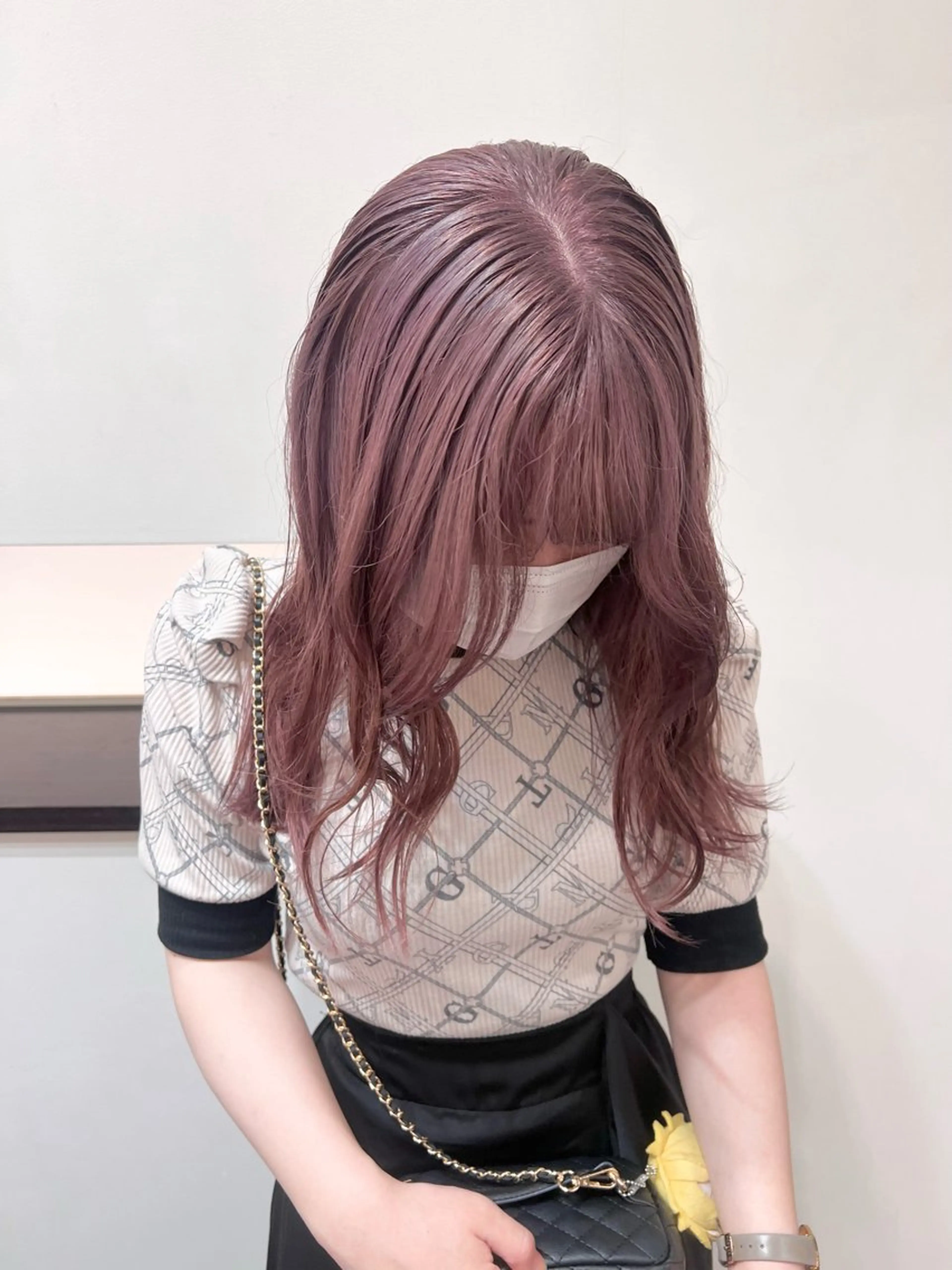 ロング カラー ブリーチ ケアブリーチ ハイトーンカラー ボブ 名古屋美容院 / keinaのヘアスタイル