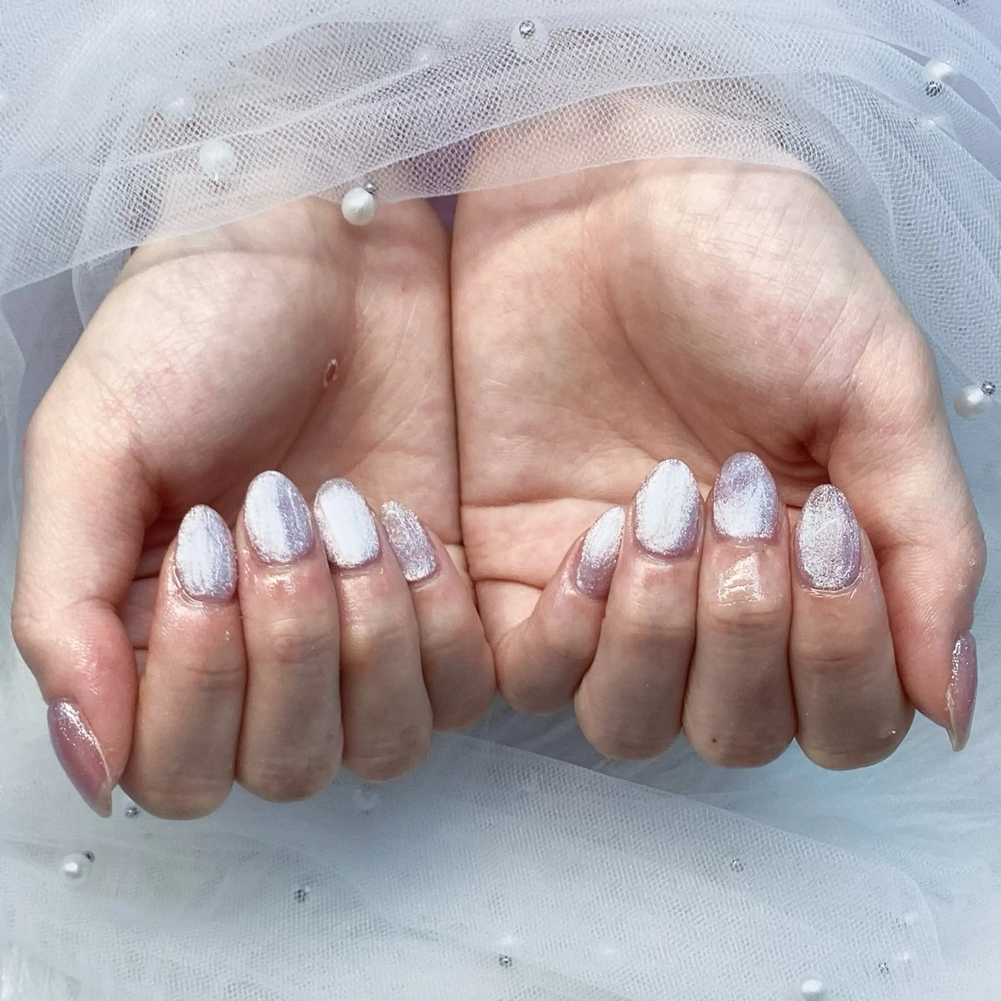 ミディアム パーツ全部¥110 サロンミミのネイルデザイン