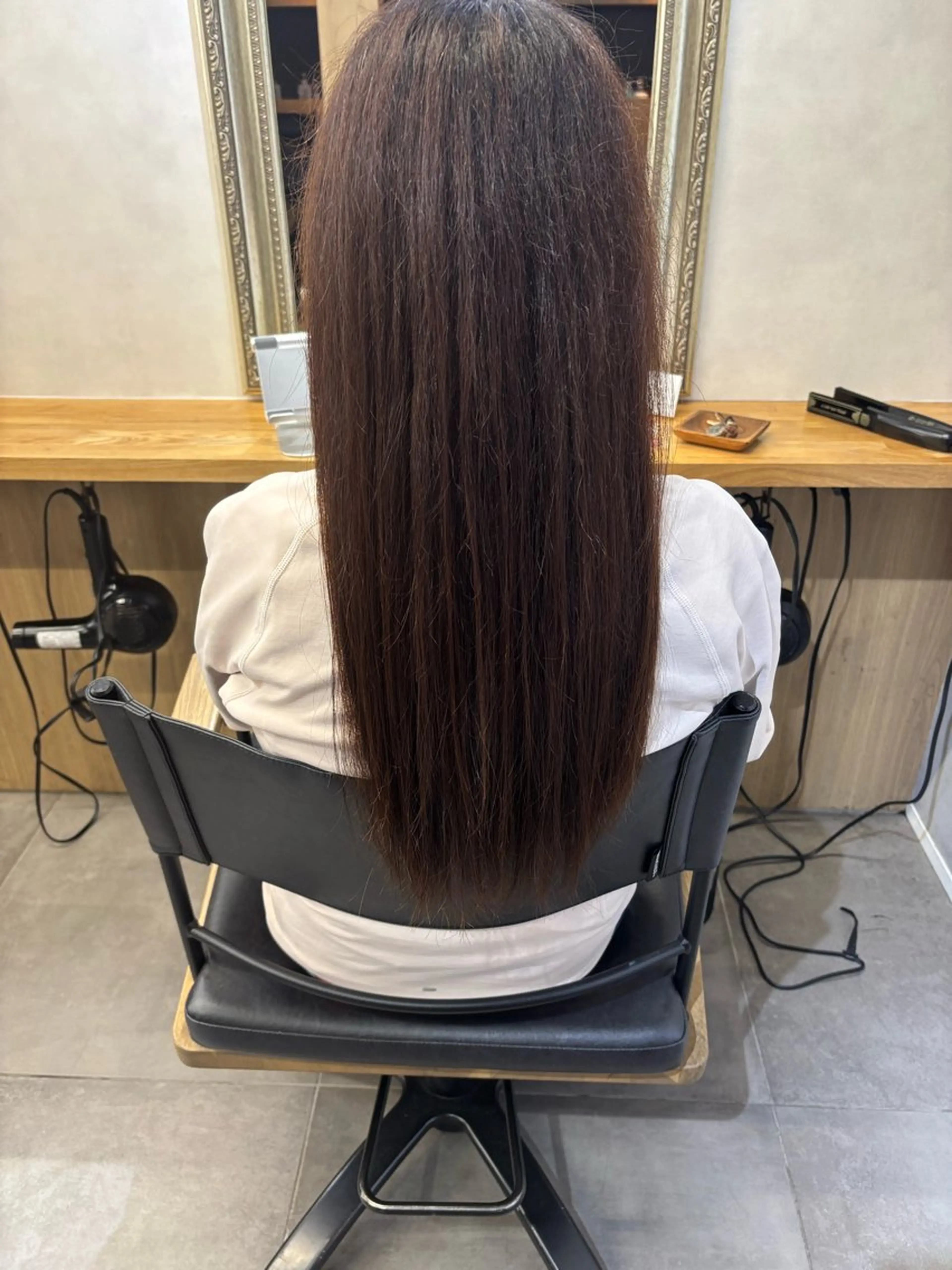 セミロング あん/縮毛矯正 /カラー/表参道のヘアスタイル