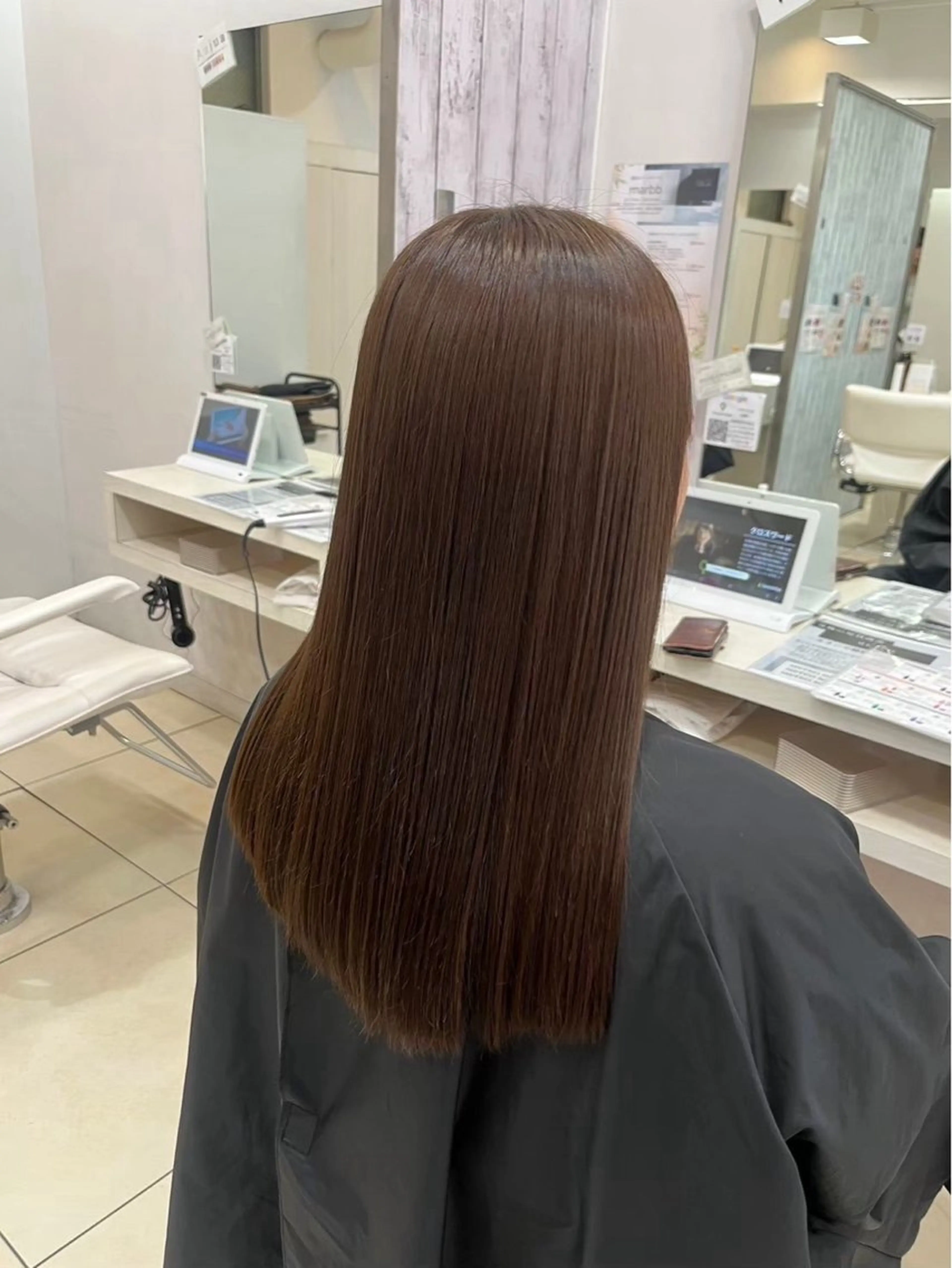 ロング カラー ヘアカラー トリートメント 🎀ゆい🎀 髪質改善カラー🎀のヘアスタイル