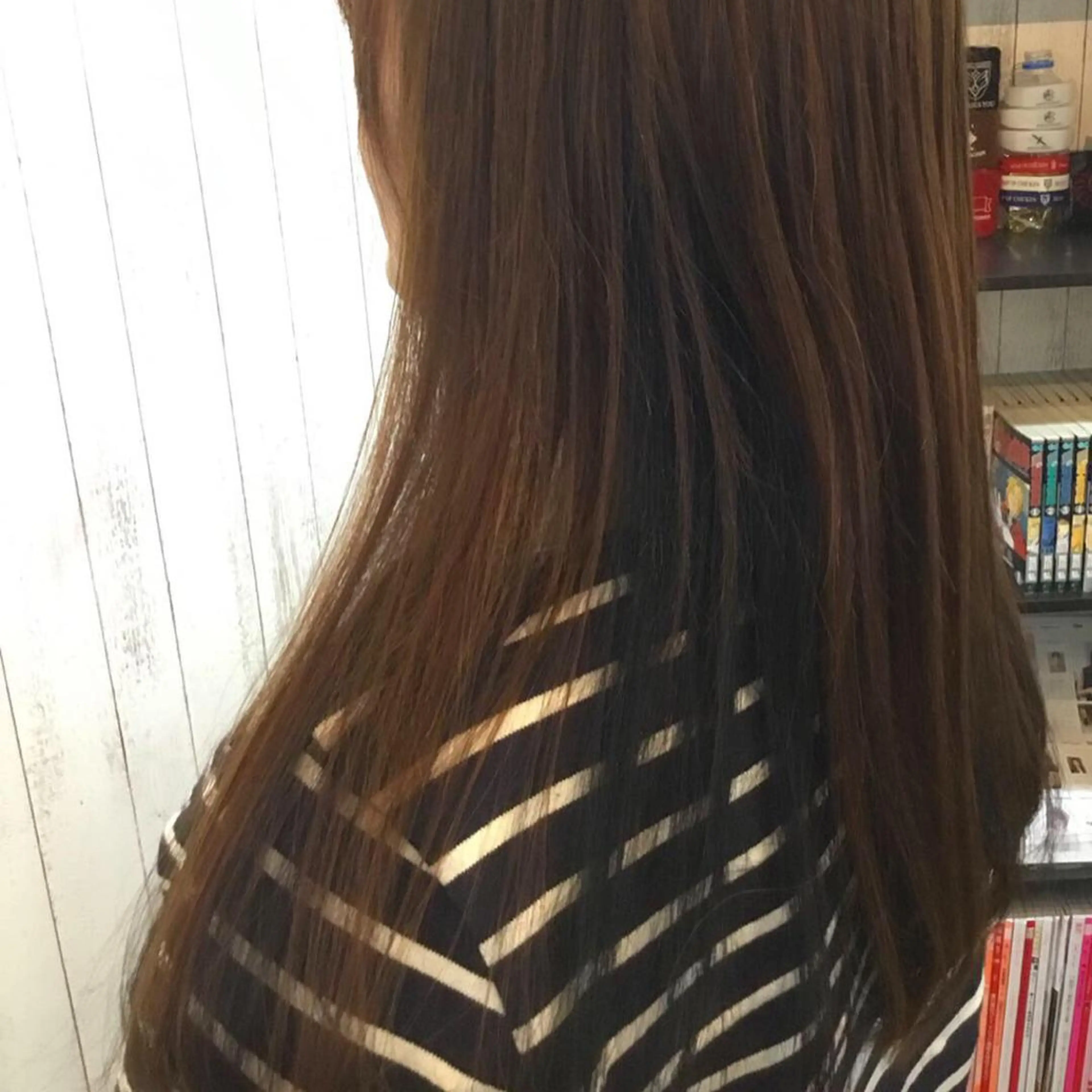 ロング カラー 金崎 新吾のヘアスタイル