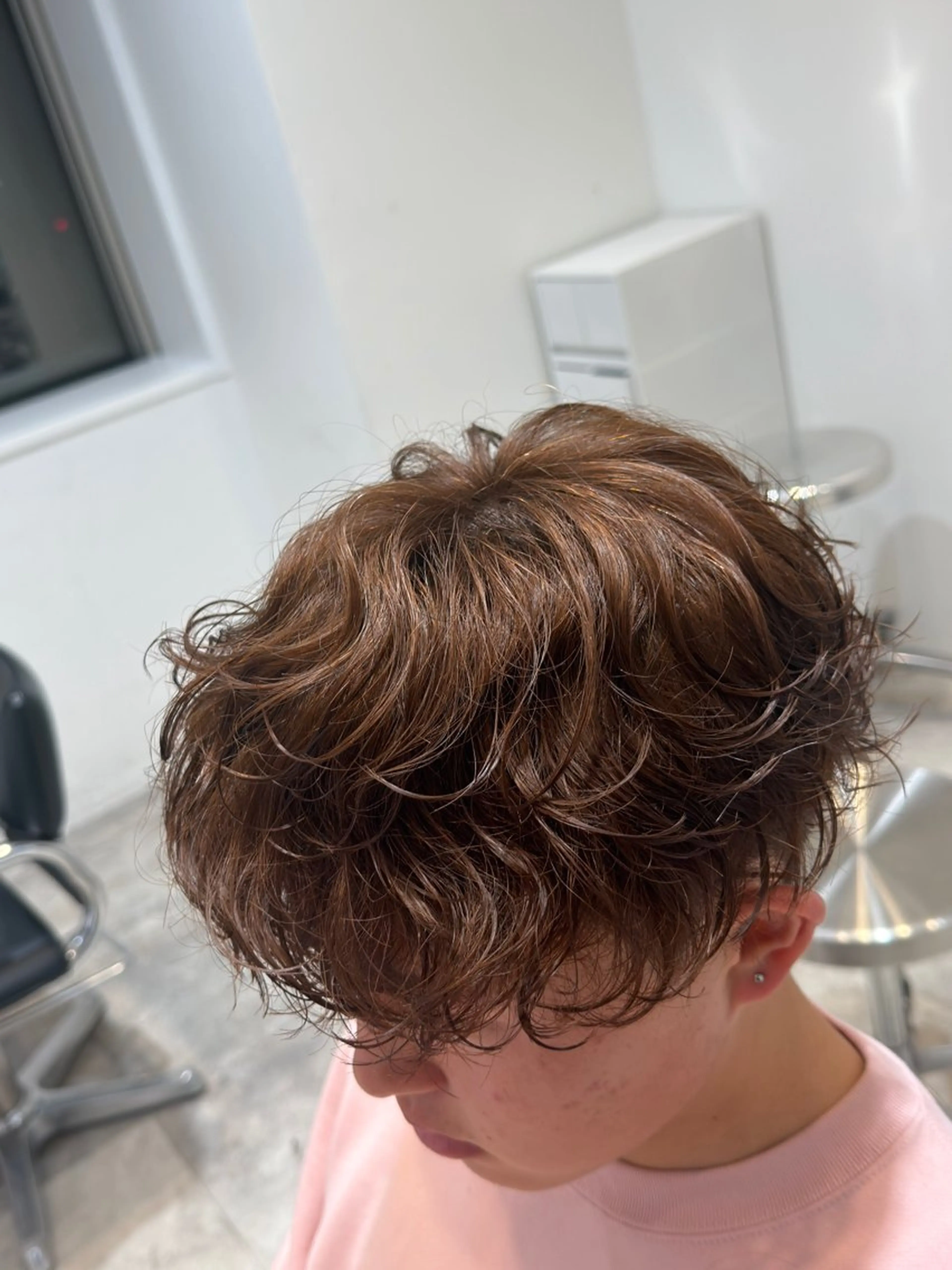 ショート カラー パーマ カット ヘアカラー パーマ fifth 児玉達哉 当日予約🙆のヘアスタイル