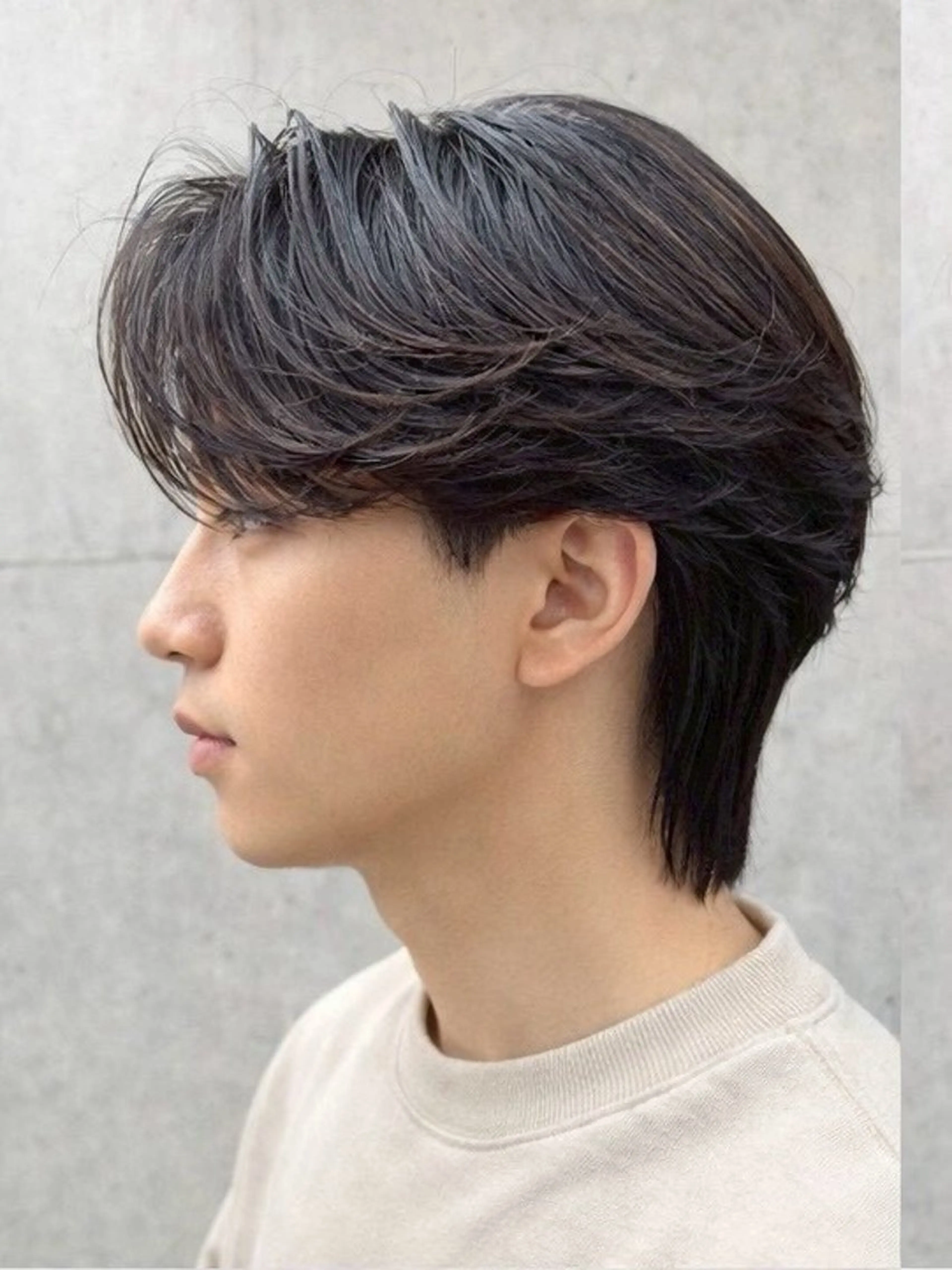 ショート パーマ メンズ カット パーマ センターパート職人 柏/メンズ/ ハルキのヘアスタイル