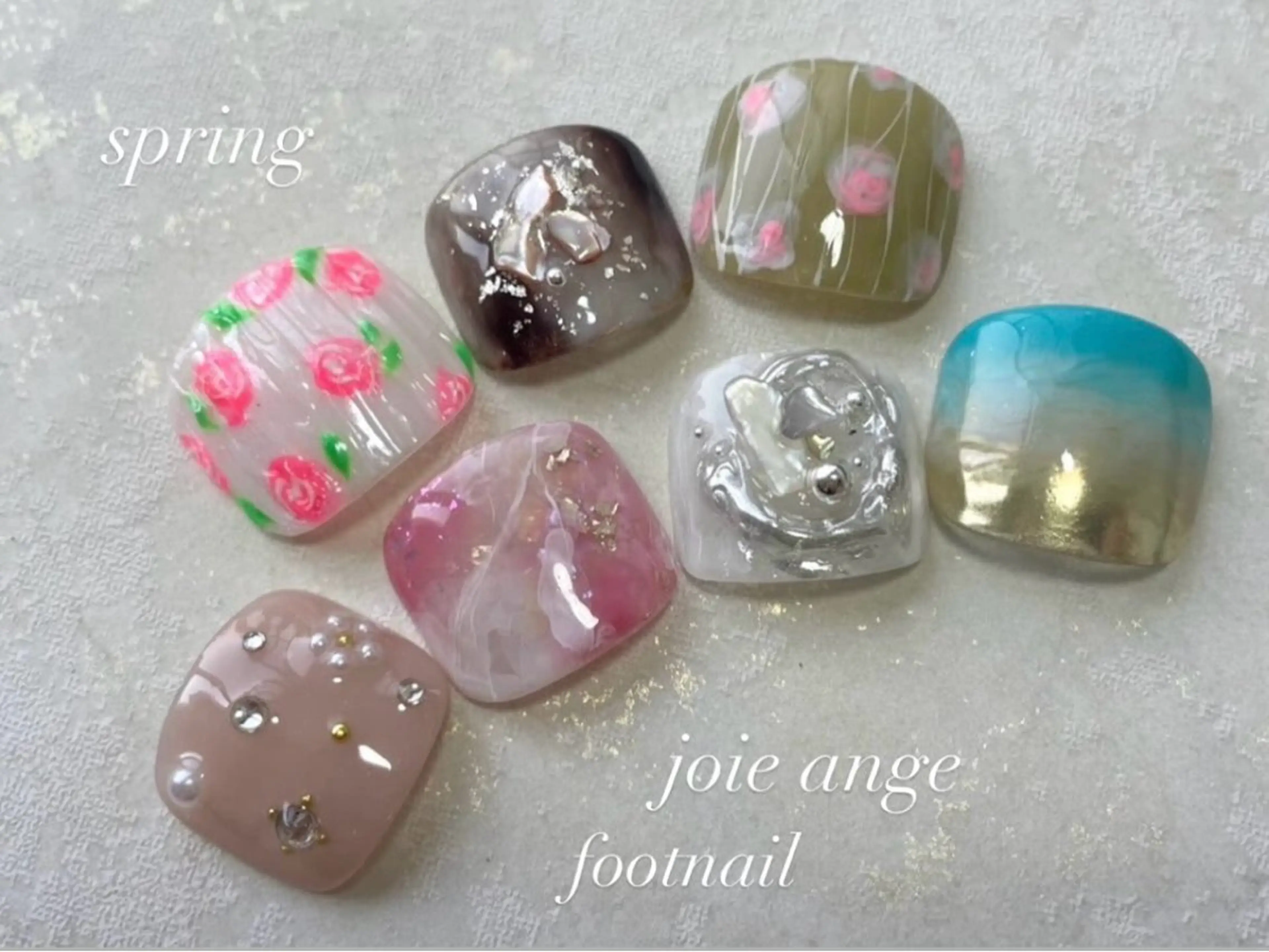 ネイル フットネイル joie ange MEGUMI上本町店のネイルデザイン