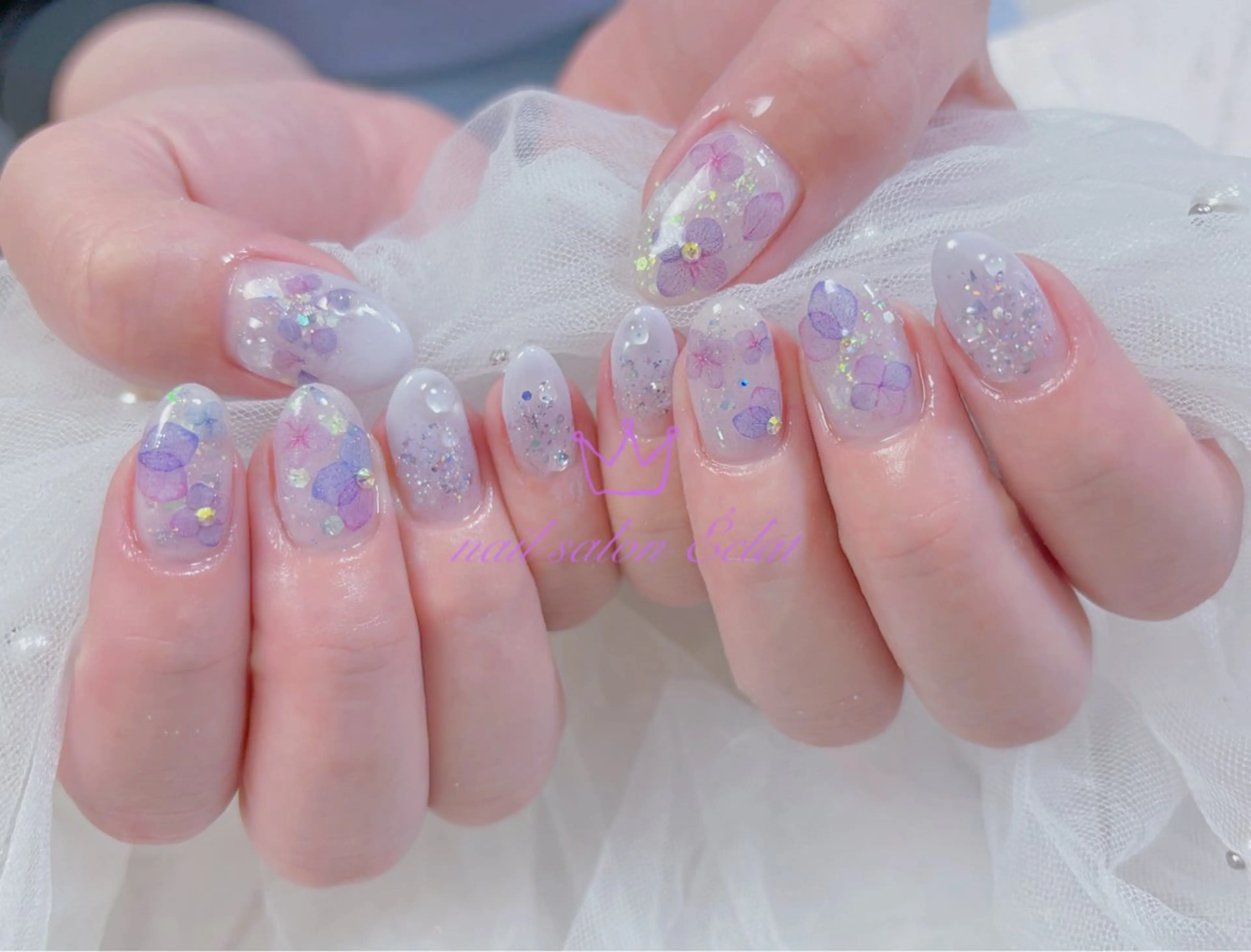 ネイル ネイルサロンエクラ 🫧Shizukaのネイルデザイン