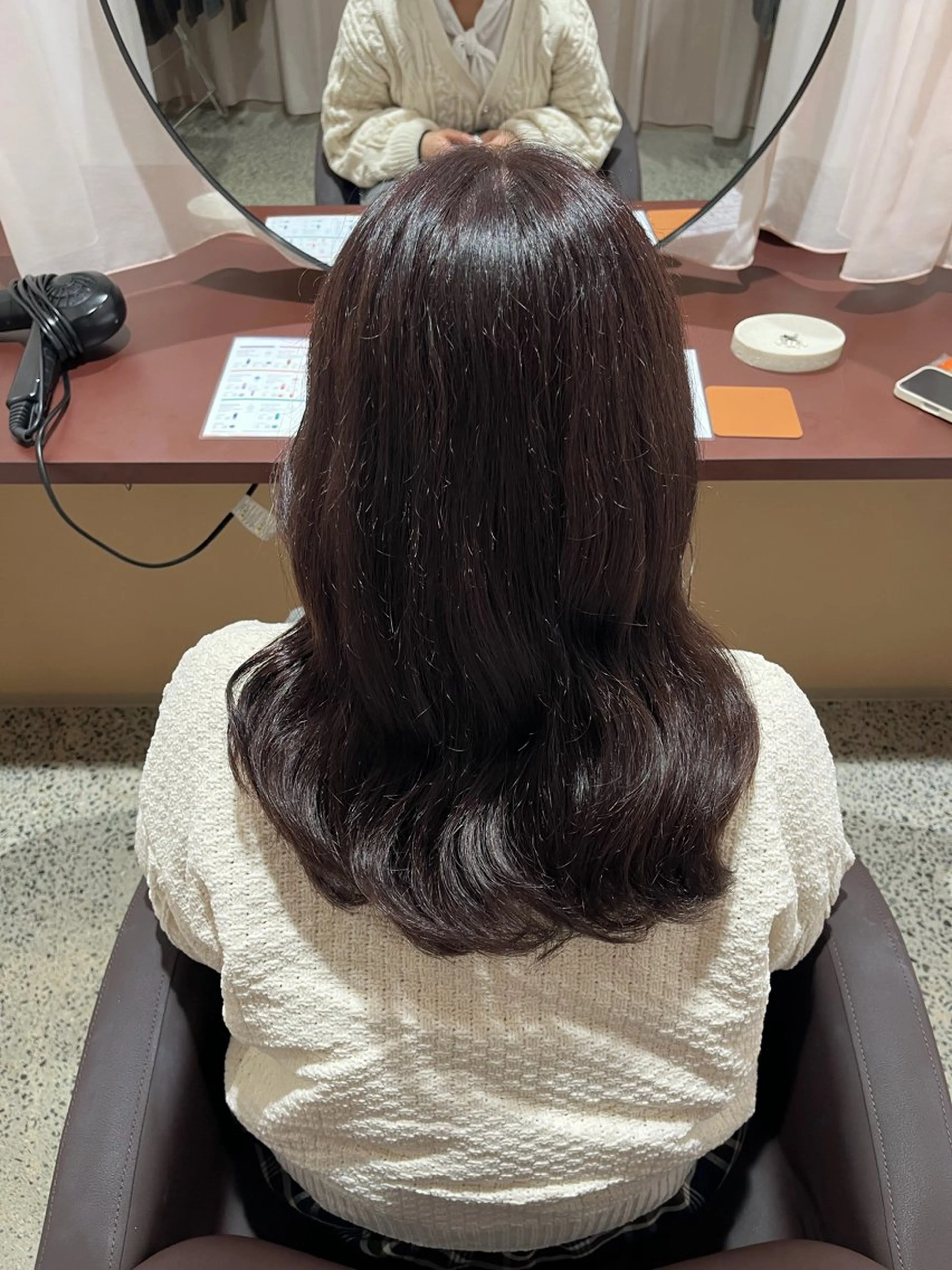 カラー YOKE 桃山台 SAKI♩ ܸのヘアスタイル