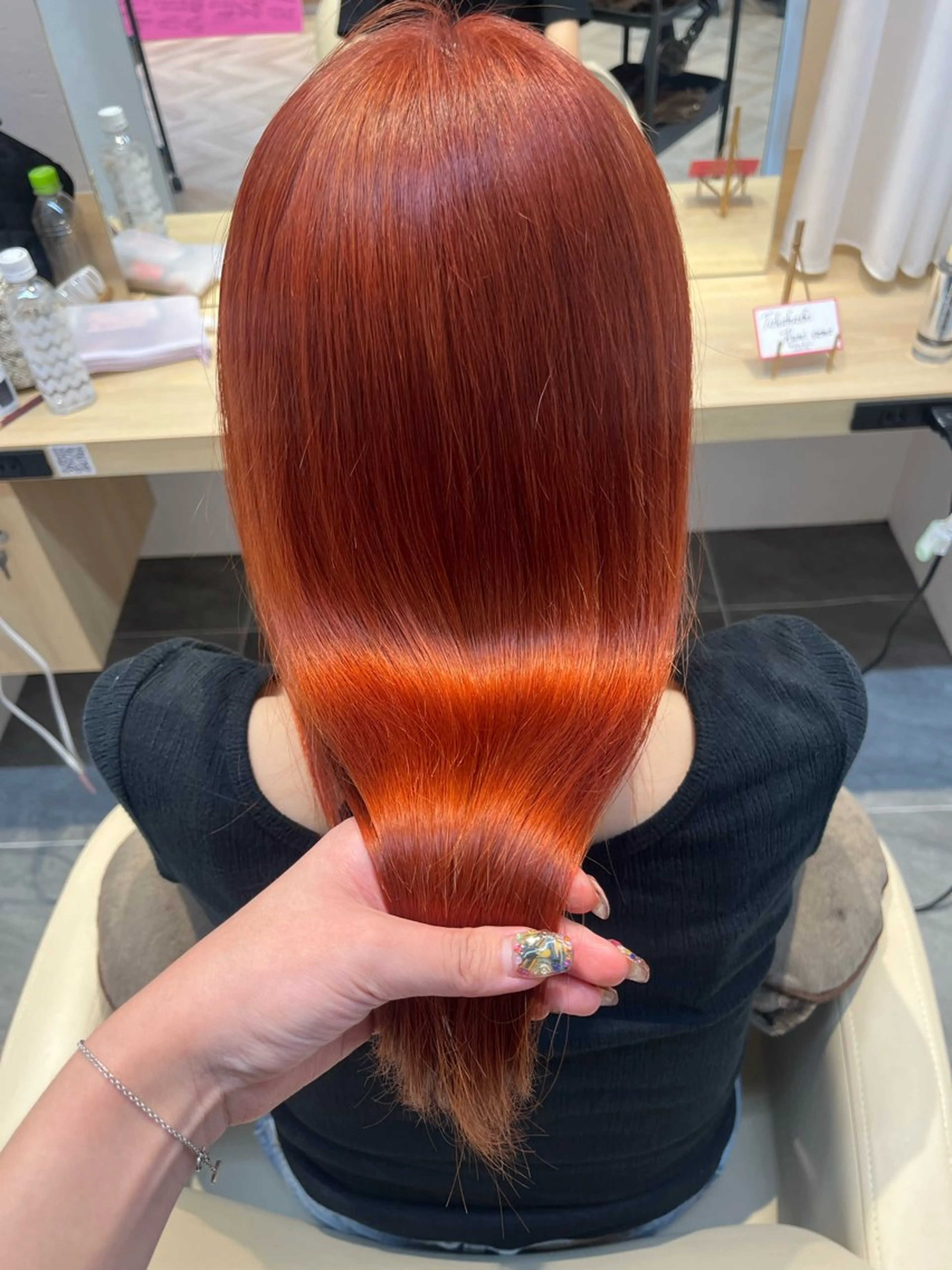 ロング カラー 柔らかい艶暖色 レイヤー🫧姫汝のヘアスタイル