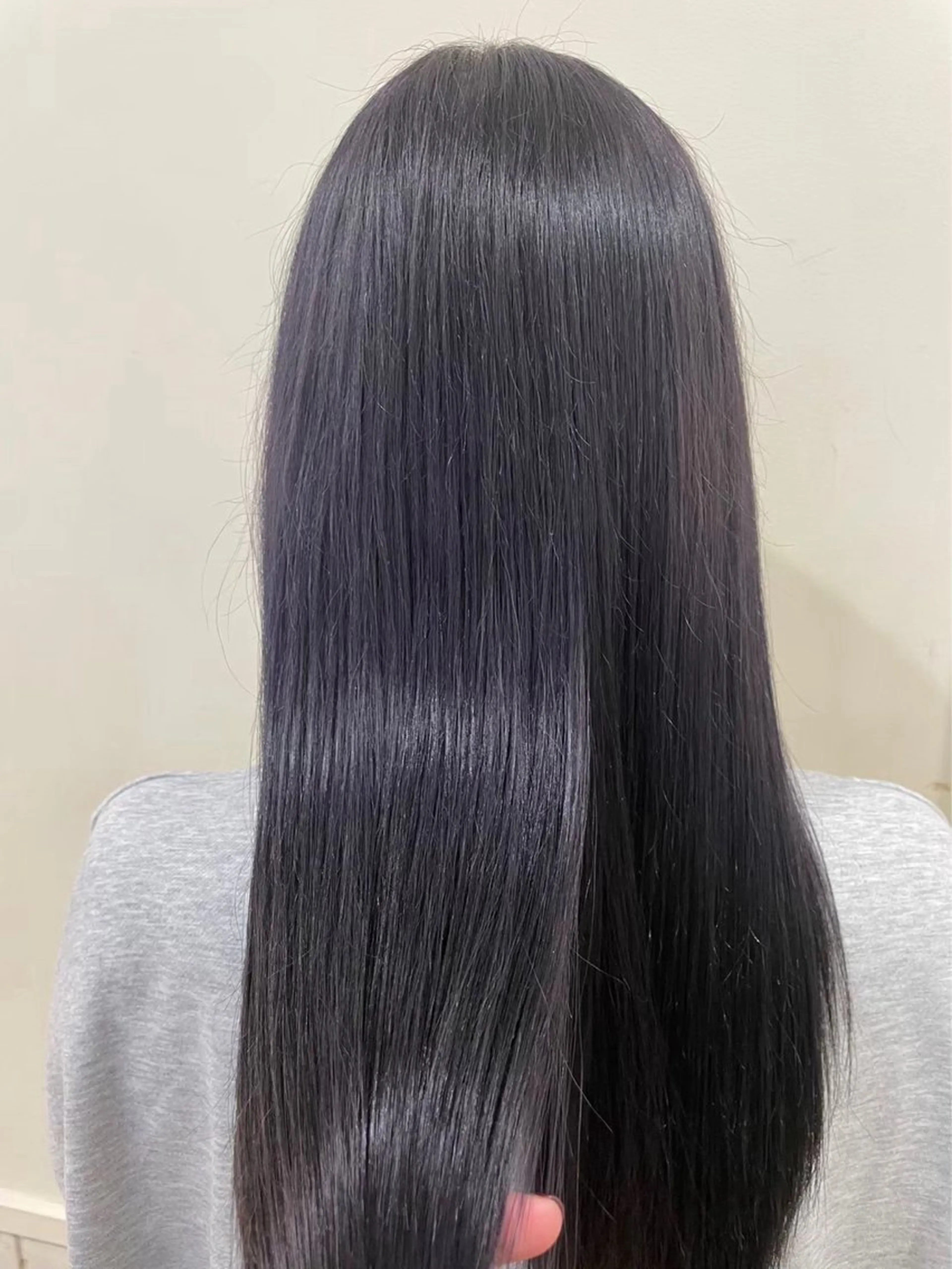 ロング カラー 縮毛矯正 韓国ヘア ‎⟡.·KANA🐥のヘアスタイル