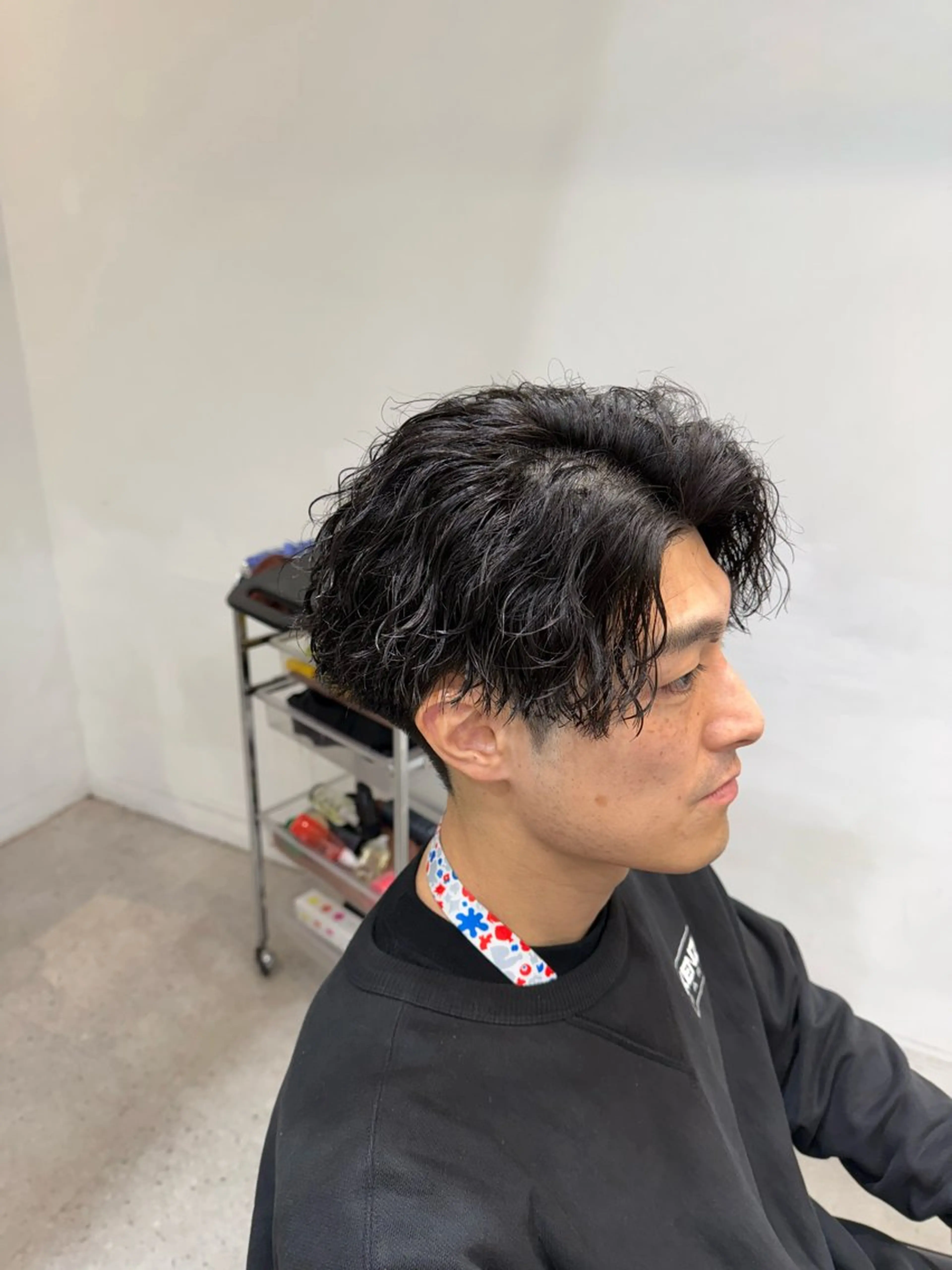 ショート パーマ カット パーマ fifth 村田 悠輔のヘアスタイル