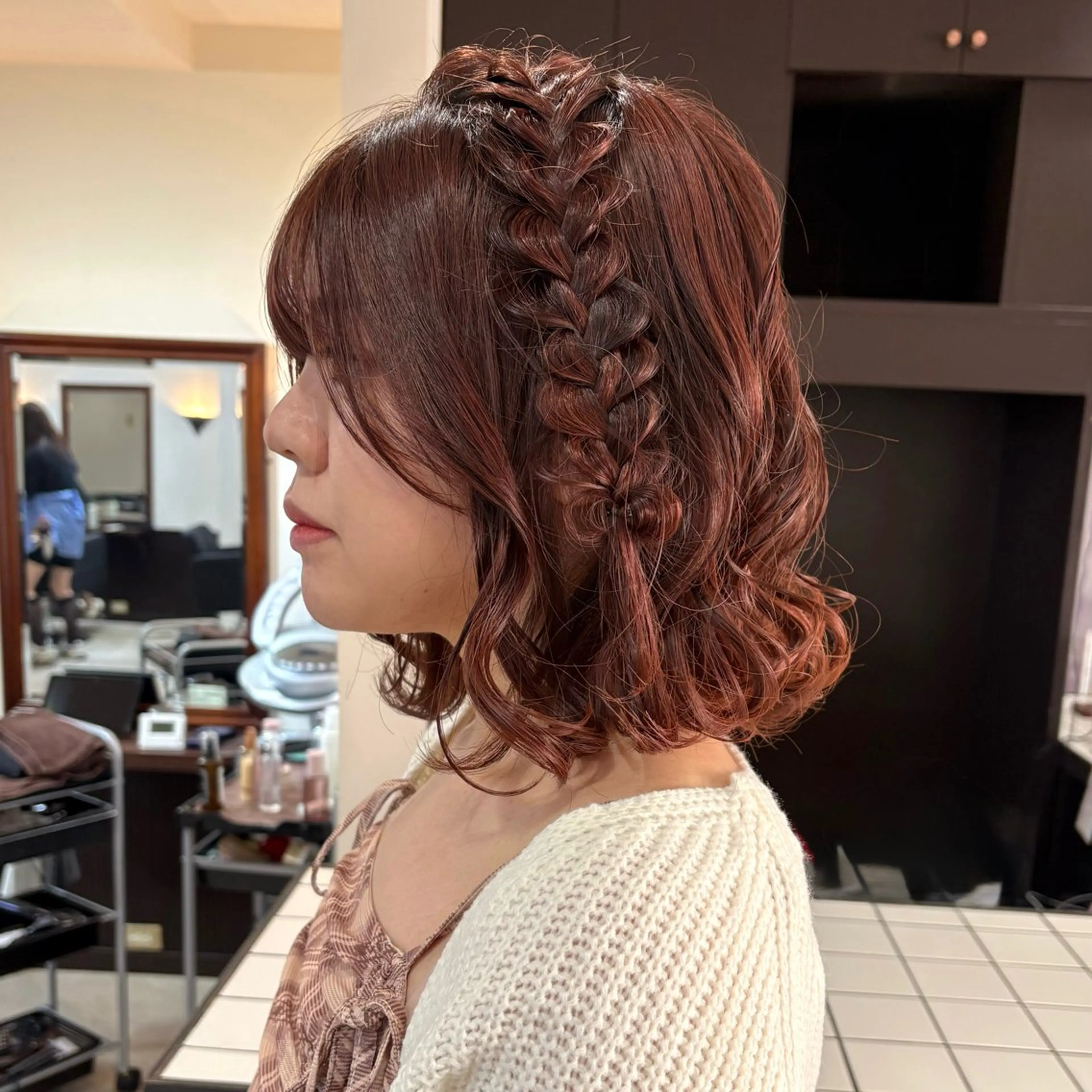 ミディアム ヘアアレンジ ヘアセット SHICUNE /ミホのヘアスタイル