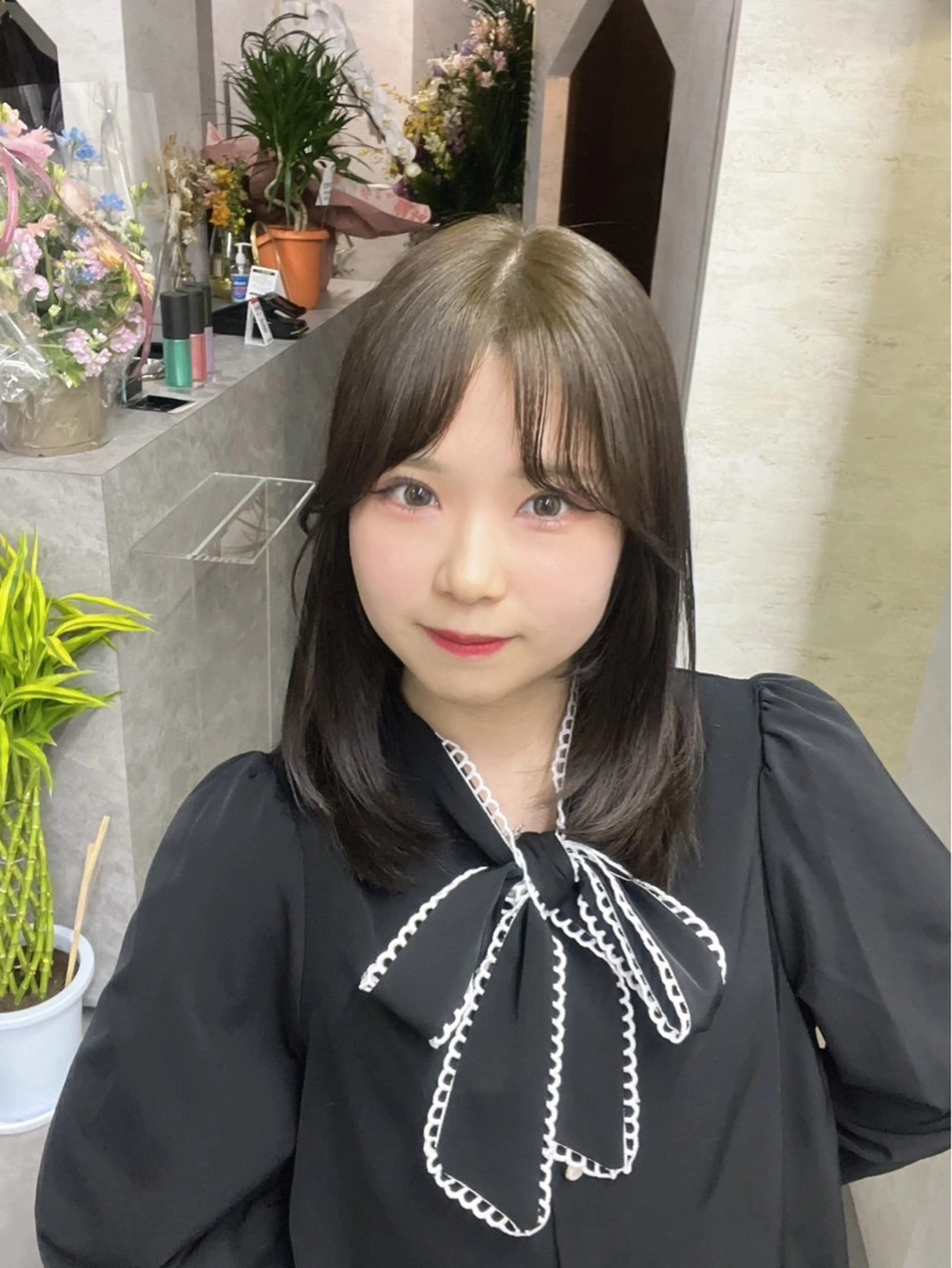 ミディアム カラー ヘアアレンジ メンズ メンズブリーチ センターパート メンズハイトーン メンズ韓国風 ブリーチ エクステ/メンズ/レ イヤー/Myuukaのヘアスタイル