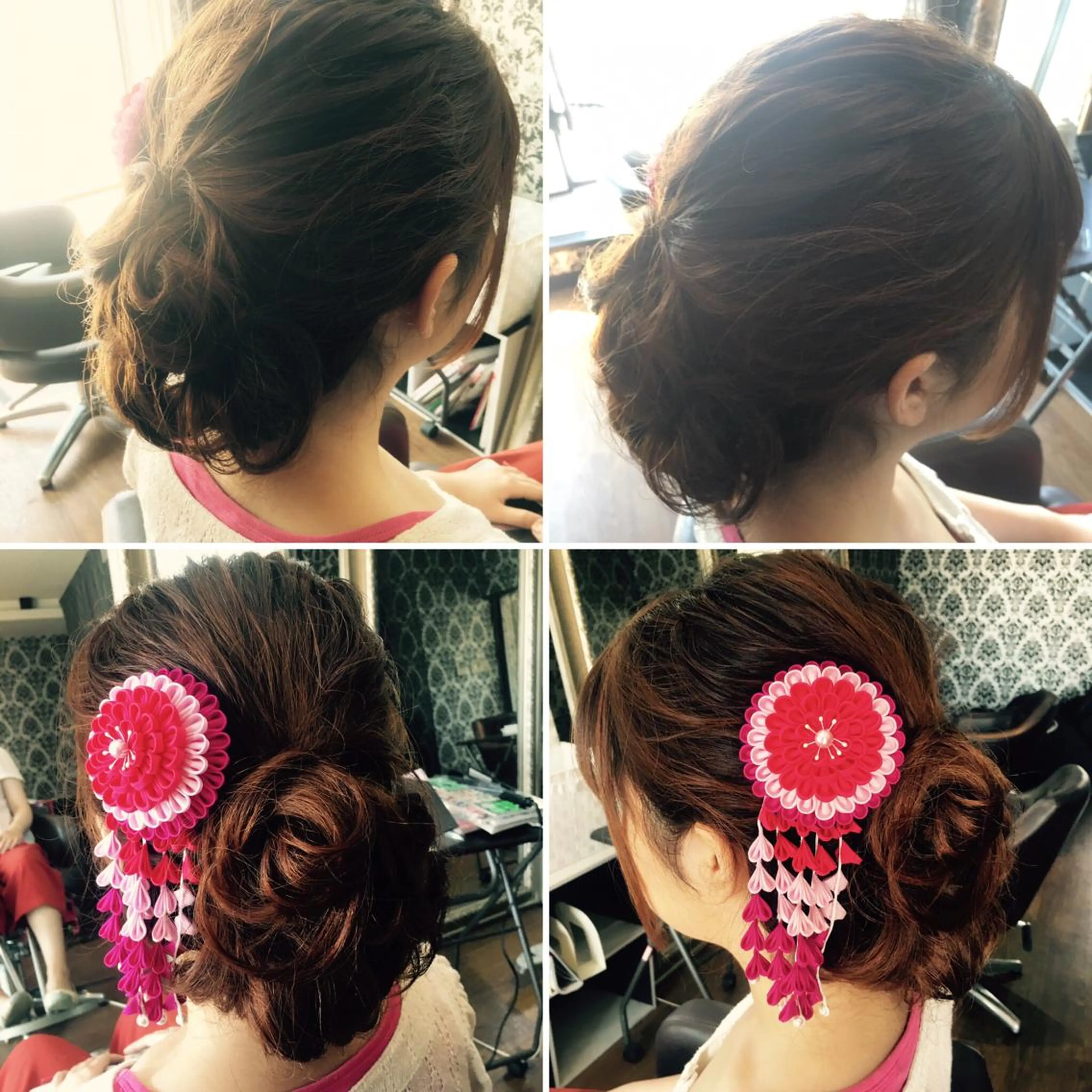 ヘアアレンジ 成人式 glosstokyo所属・くせ改善師 髪質改善師ゴトウのヘアスタイル